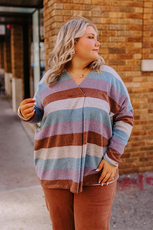 Cool Energy Stripe Shift Top Curves Product Image