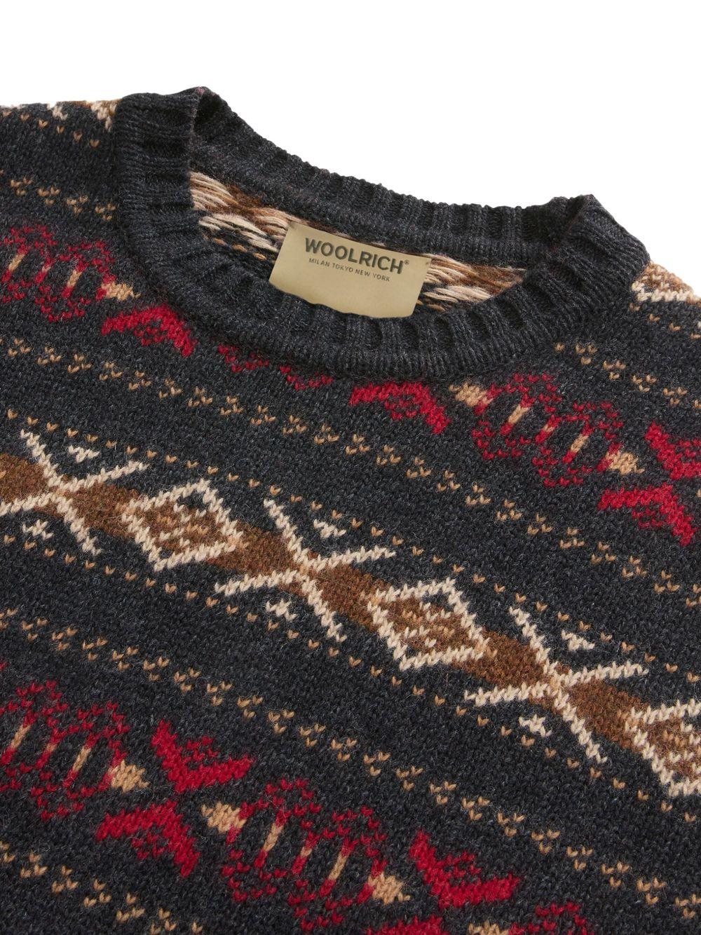 Fair Isle knitted sweater Product Image