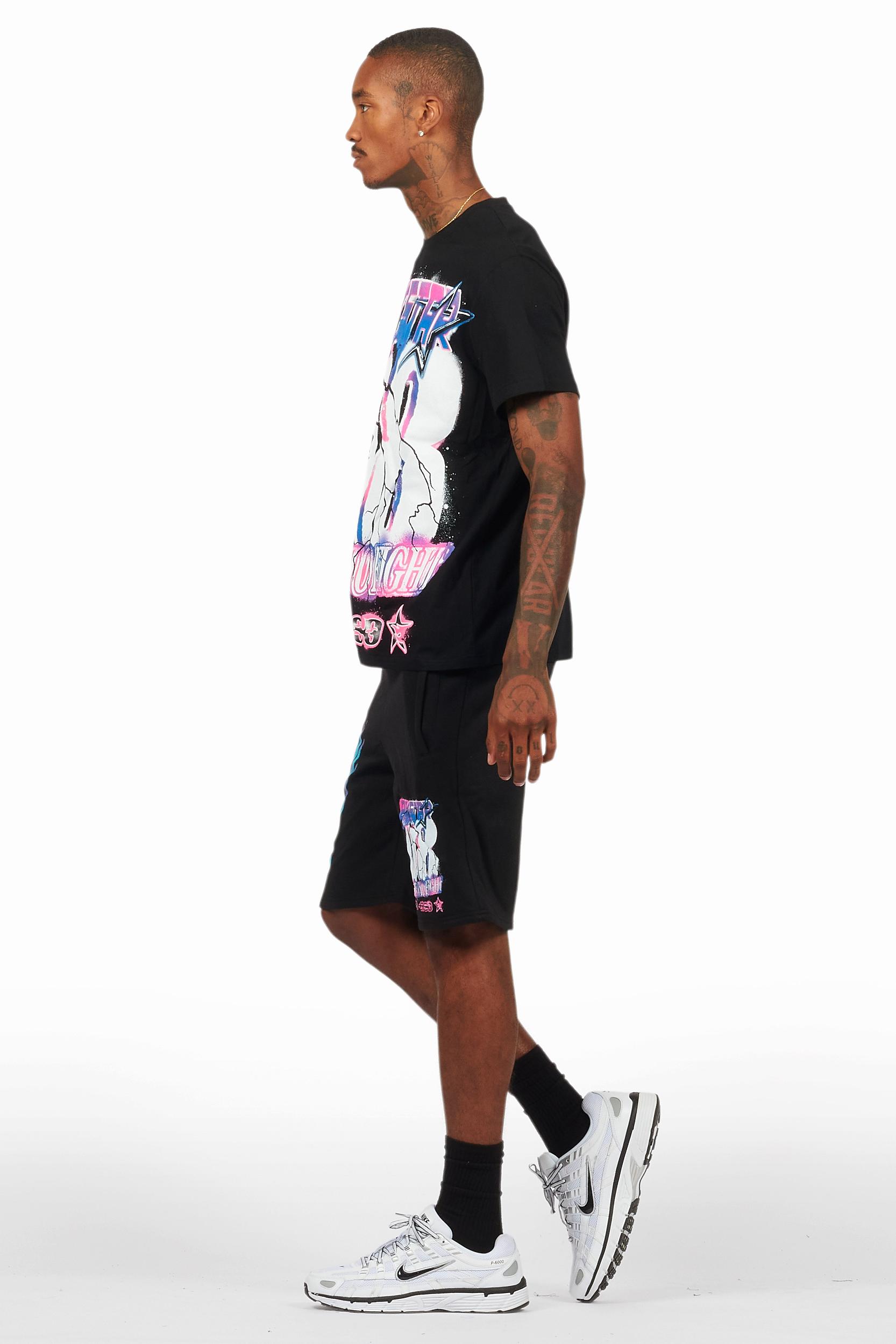 Mambo Black Short Set Male Product Image