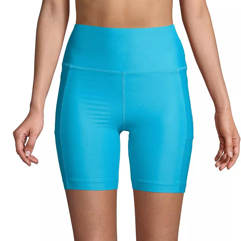 Women's Lands' End 6" Chlorine-Resistant UPF 50 Swim Shorts,  Product Image