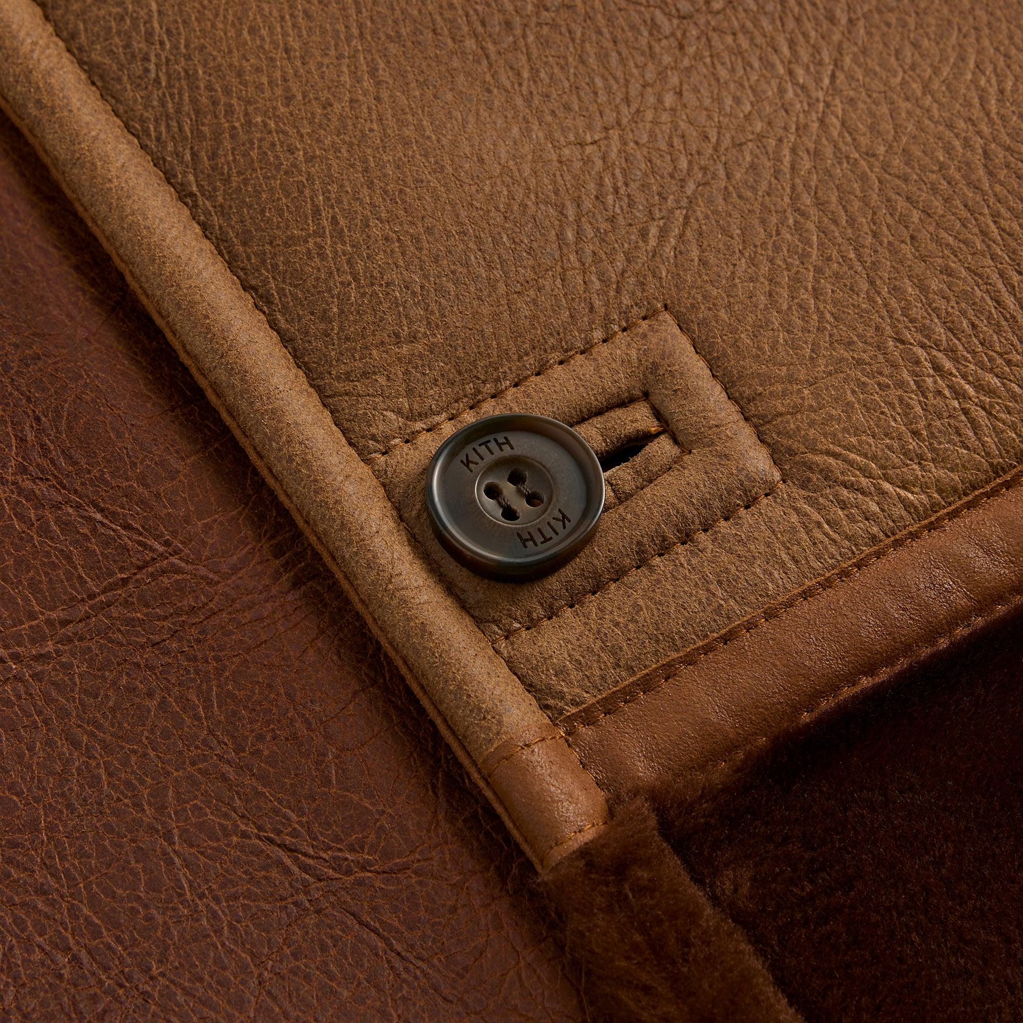 Kith Shearling Patchwork Becker Coat - Mesa Male Product Image