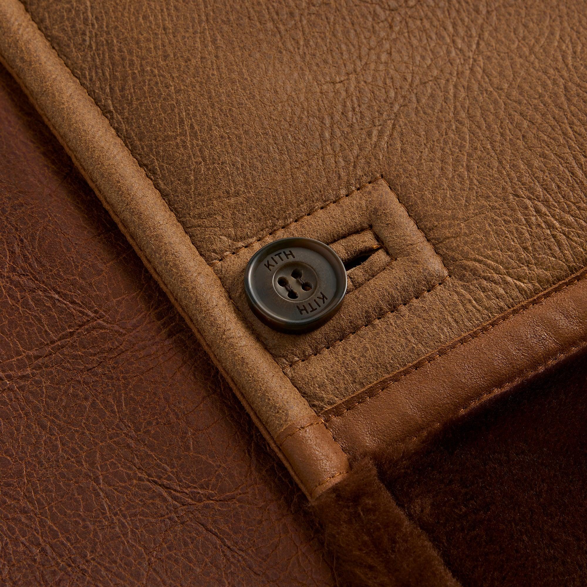 Kith Shearling Patchwork Becker Coat - Mesa Male Product Image