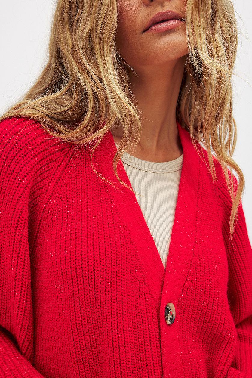 Oversized Knitted Cardigan Product Image