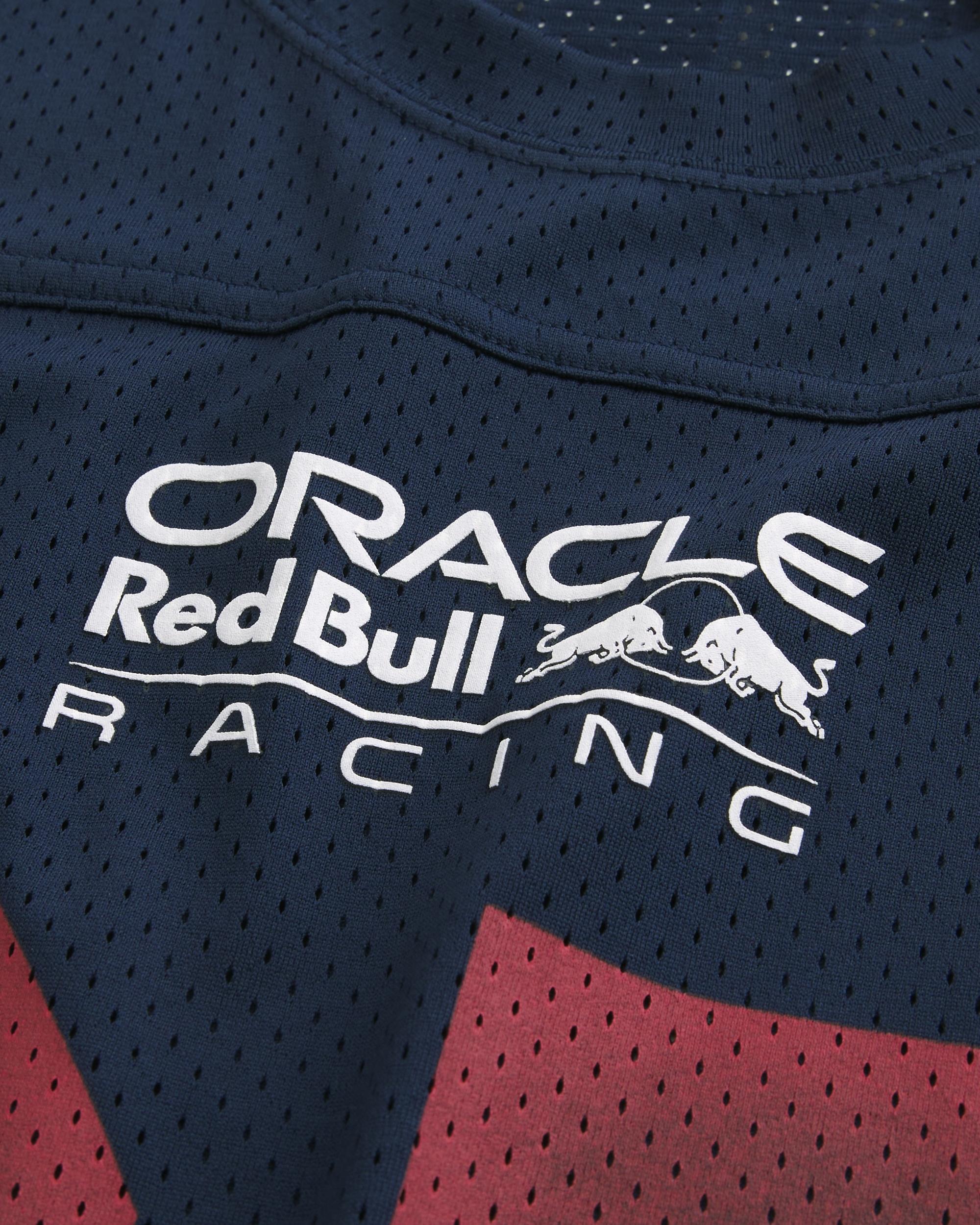 Boxy Crop Oracle Red Bull Racing Graphic Jersey Product Image