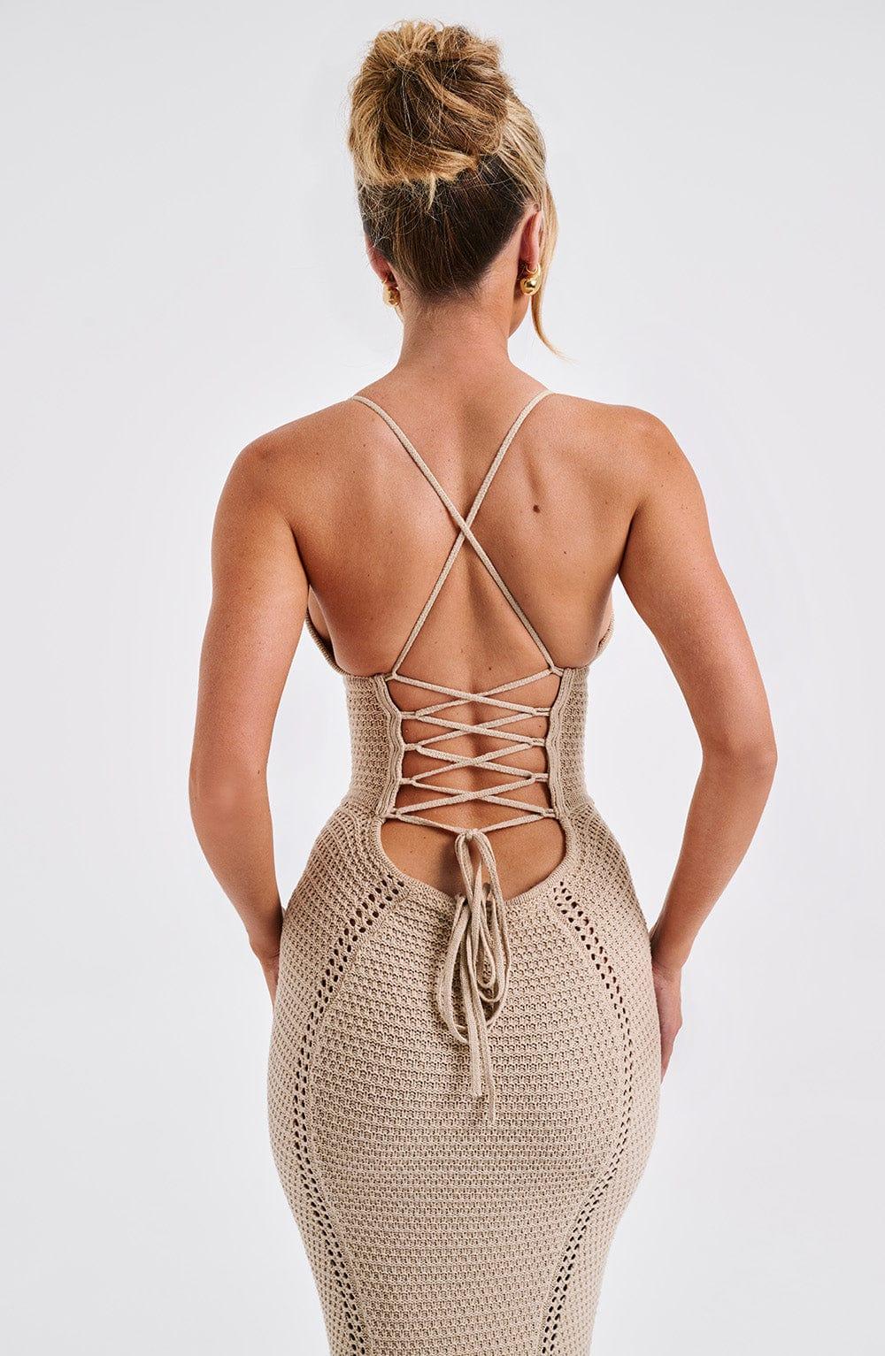 Xanthe Maxi Dress - Beige Product Image