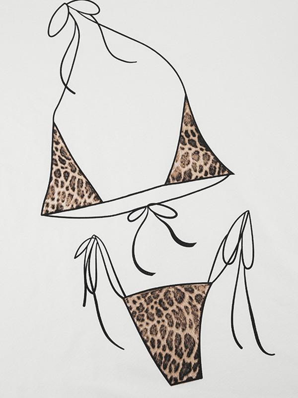 Street Print Oversized Short Sleeve Tee Product Image