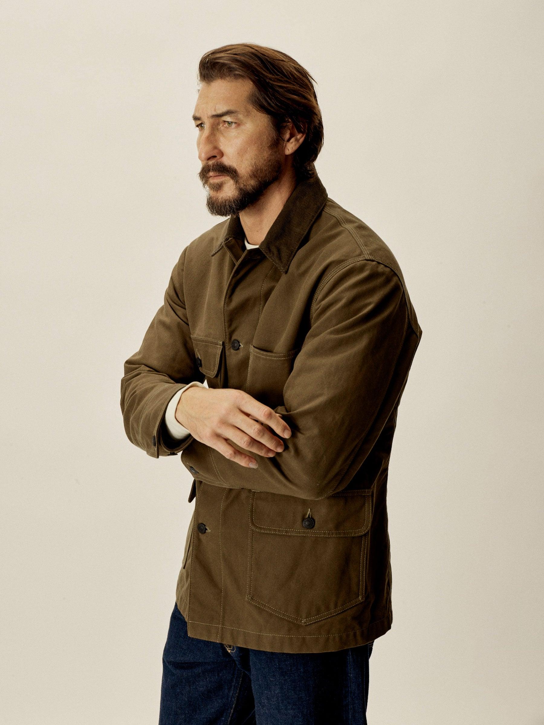 Oarweed Dry Waxed Canvas Highland Jacket Product Image