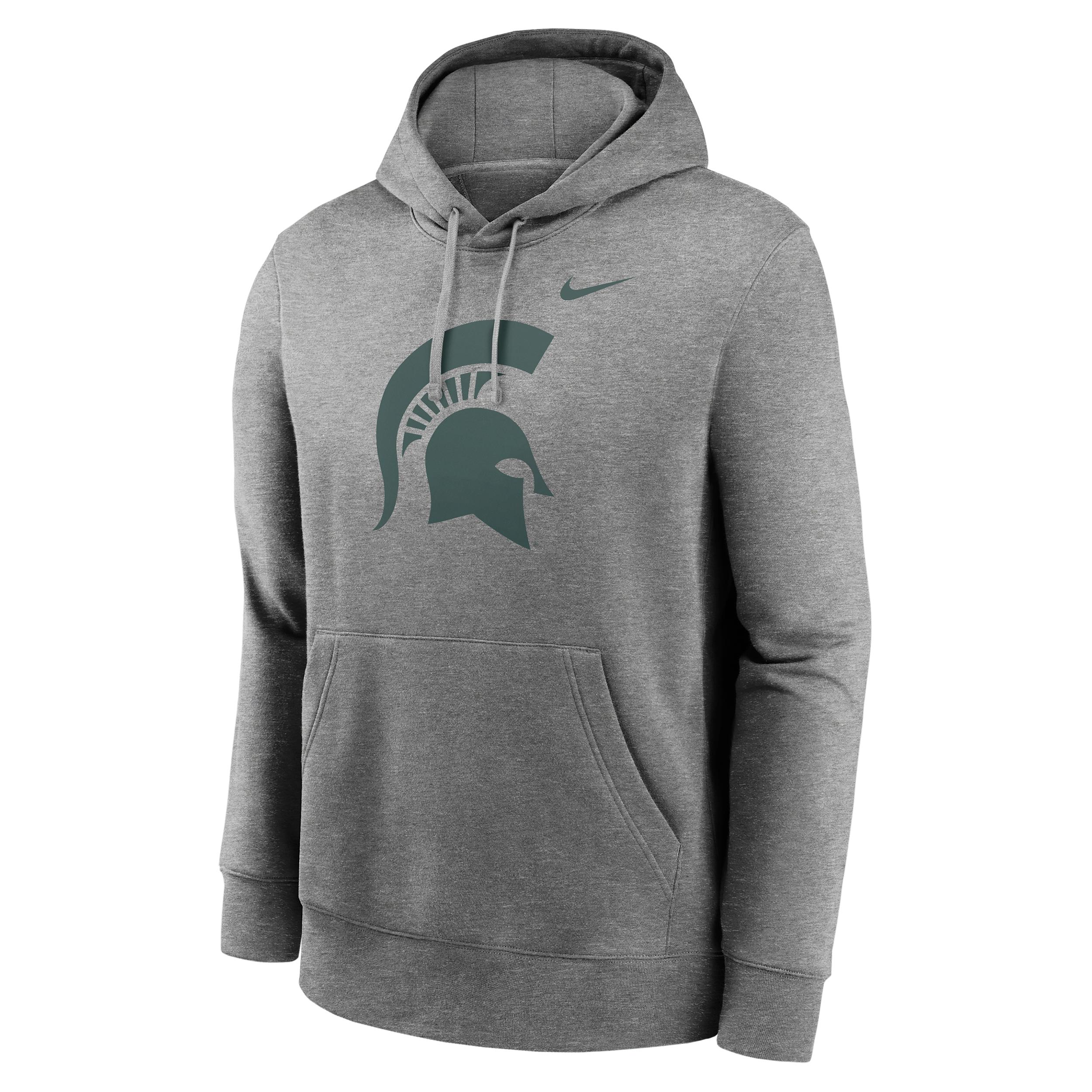 Michigan State Spartans Primetime Club Primary Logo Nike Men's College Pullover Hoodie Product Image