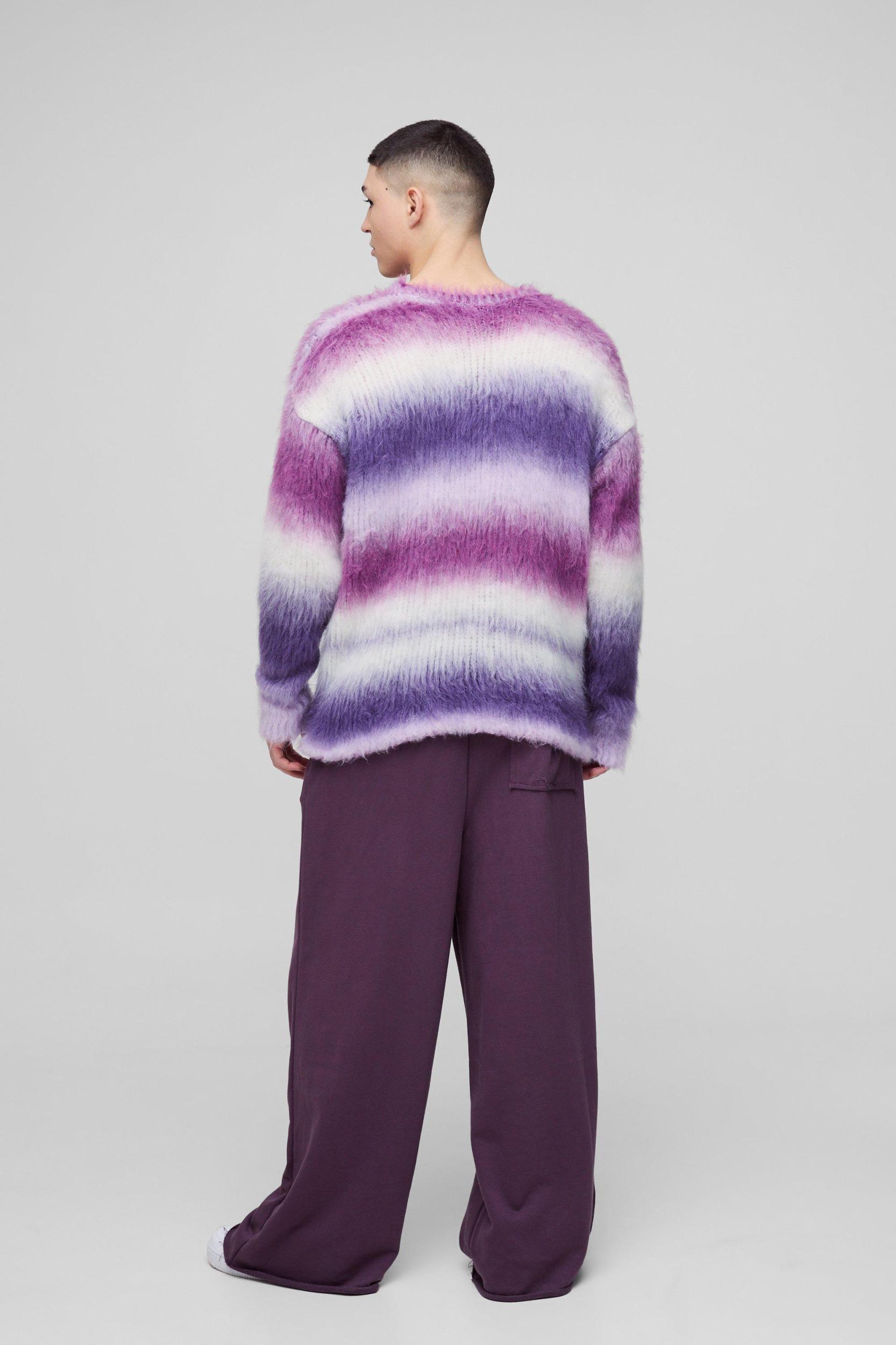 Extreme Wide Leg Raw Edge Loopback Sweatpants | boohooMAN USA Product Image