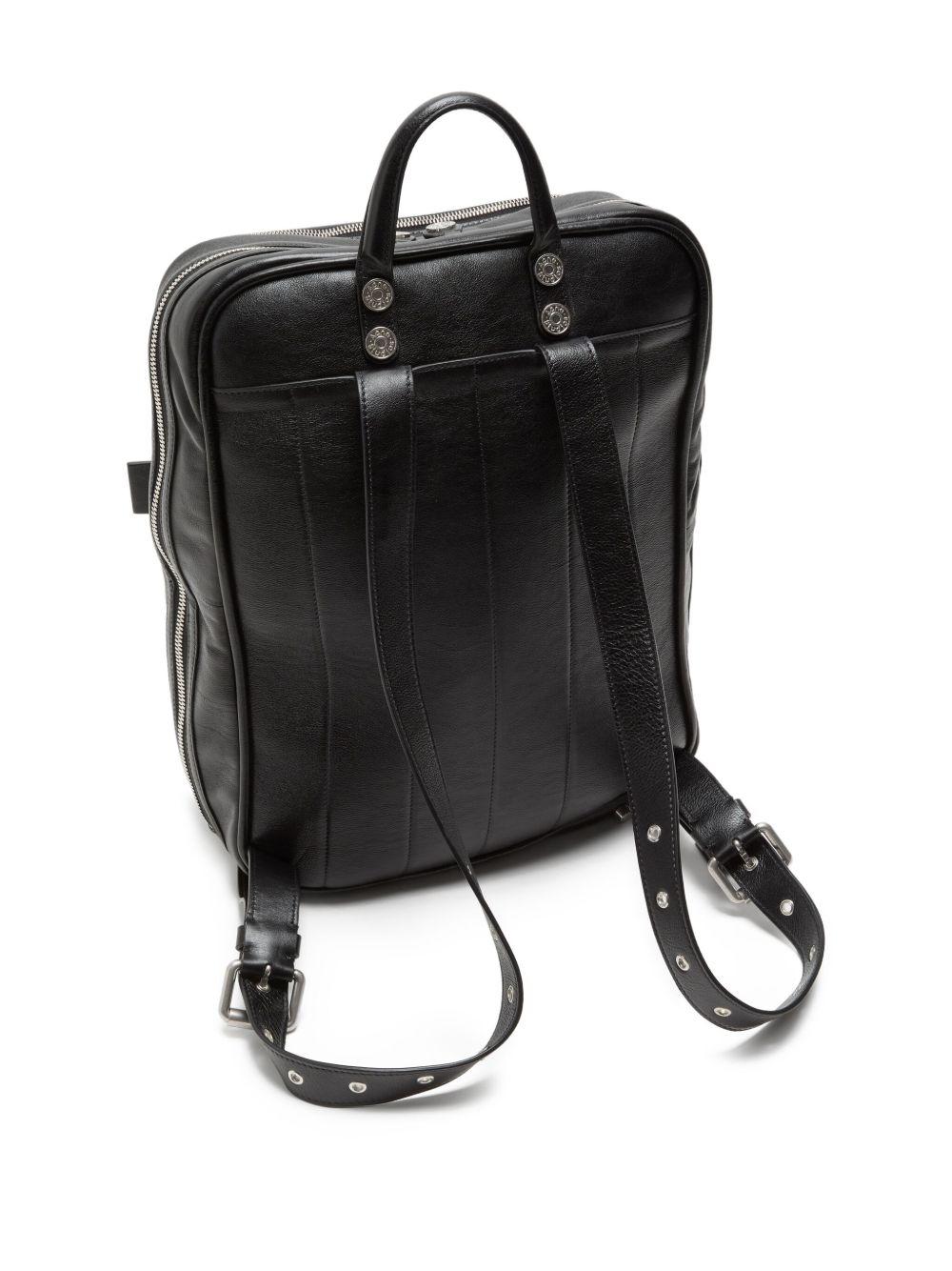 leather top-handle backpack Product Image