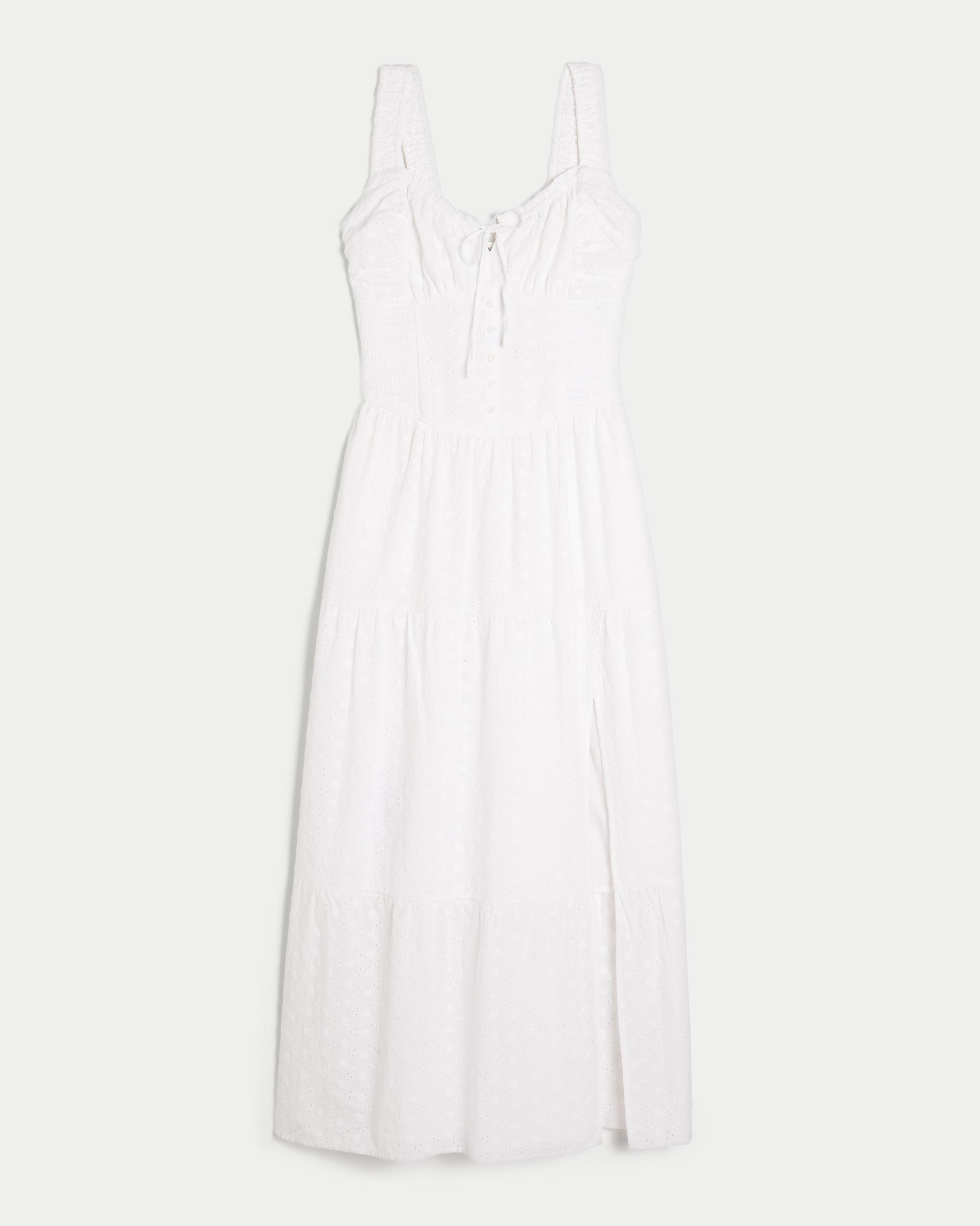 Hollister Sofia Side-Smocked Maxi Dress Product Image