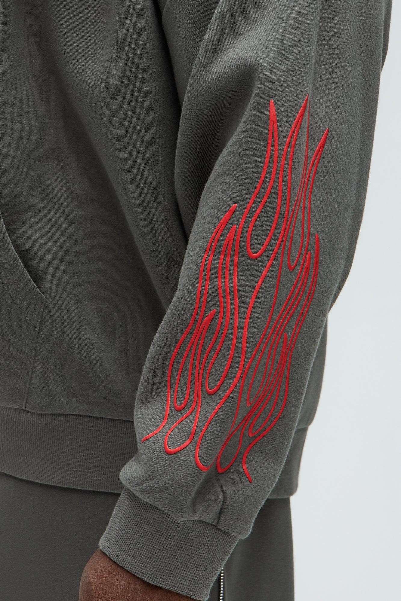 Tyson Imaginative Joy Oversized Hoodie - Grey Product Image