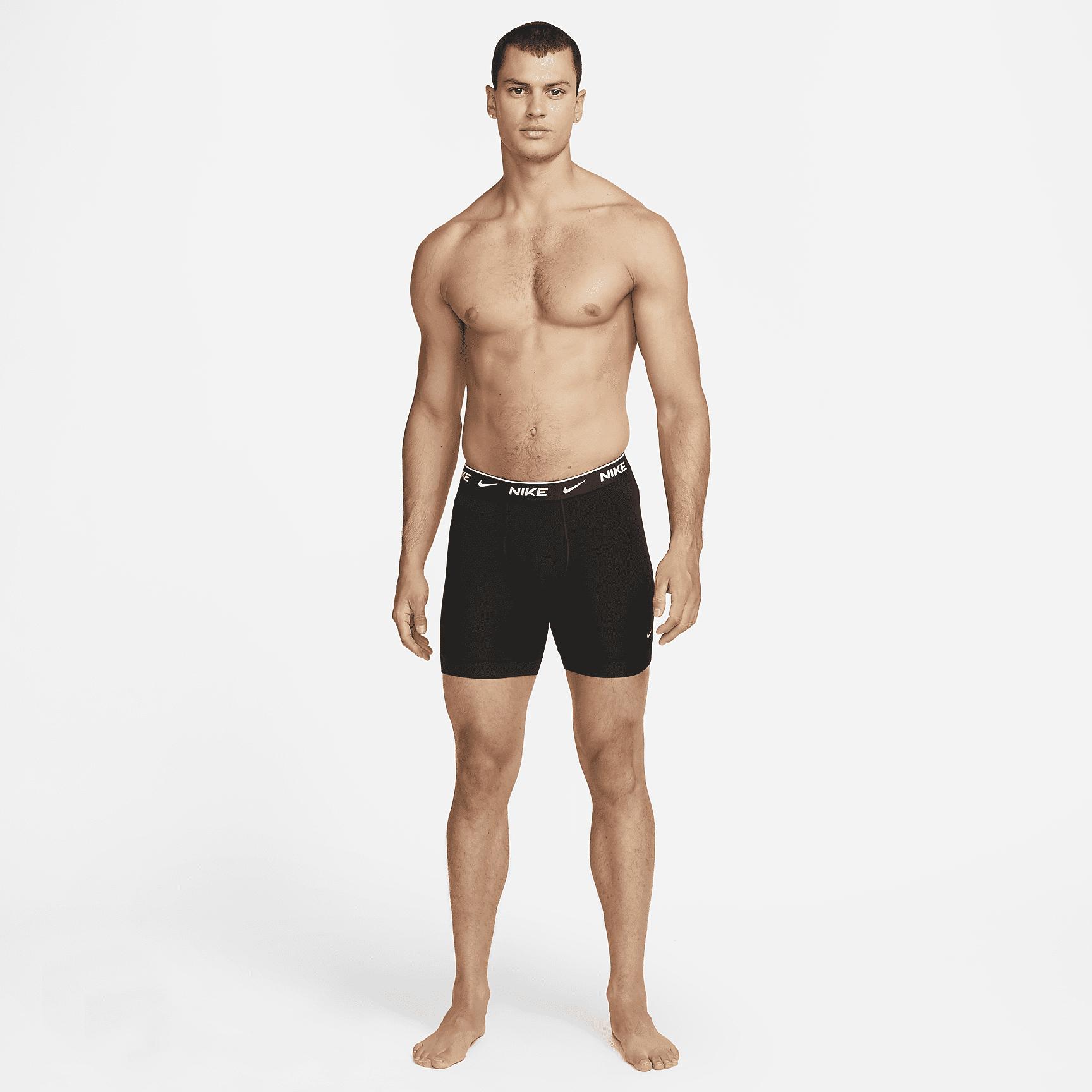Nike Mens Dri-FIT Essential Cotton Stretch Boxer Briefs (3-Pack) | KE1167-001 Product Image