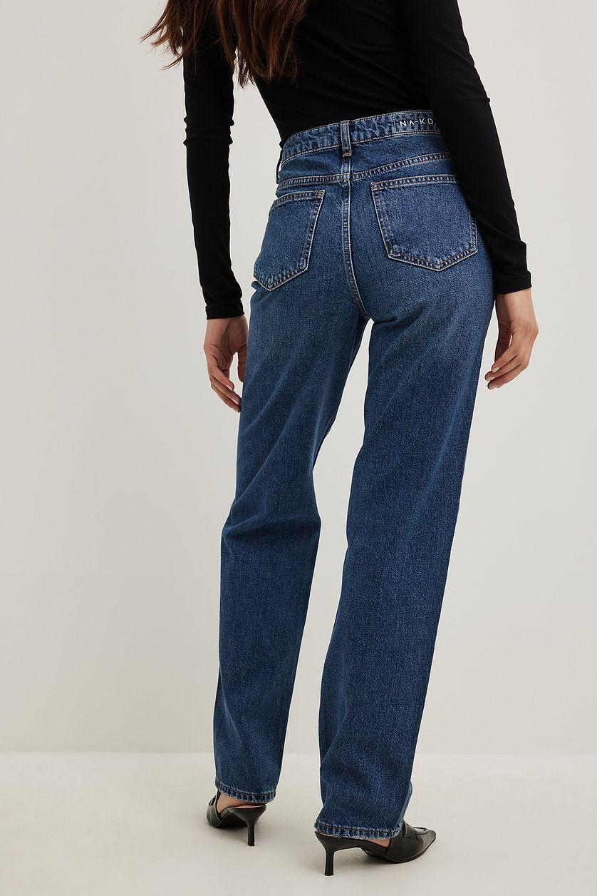 Straight High Waist Jeans Product Image