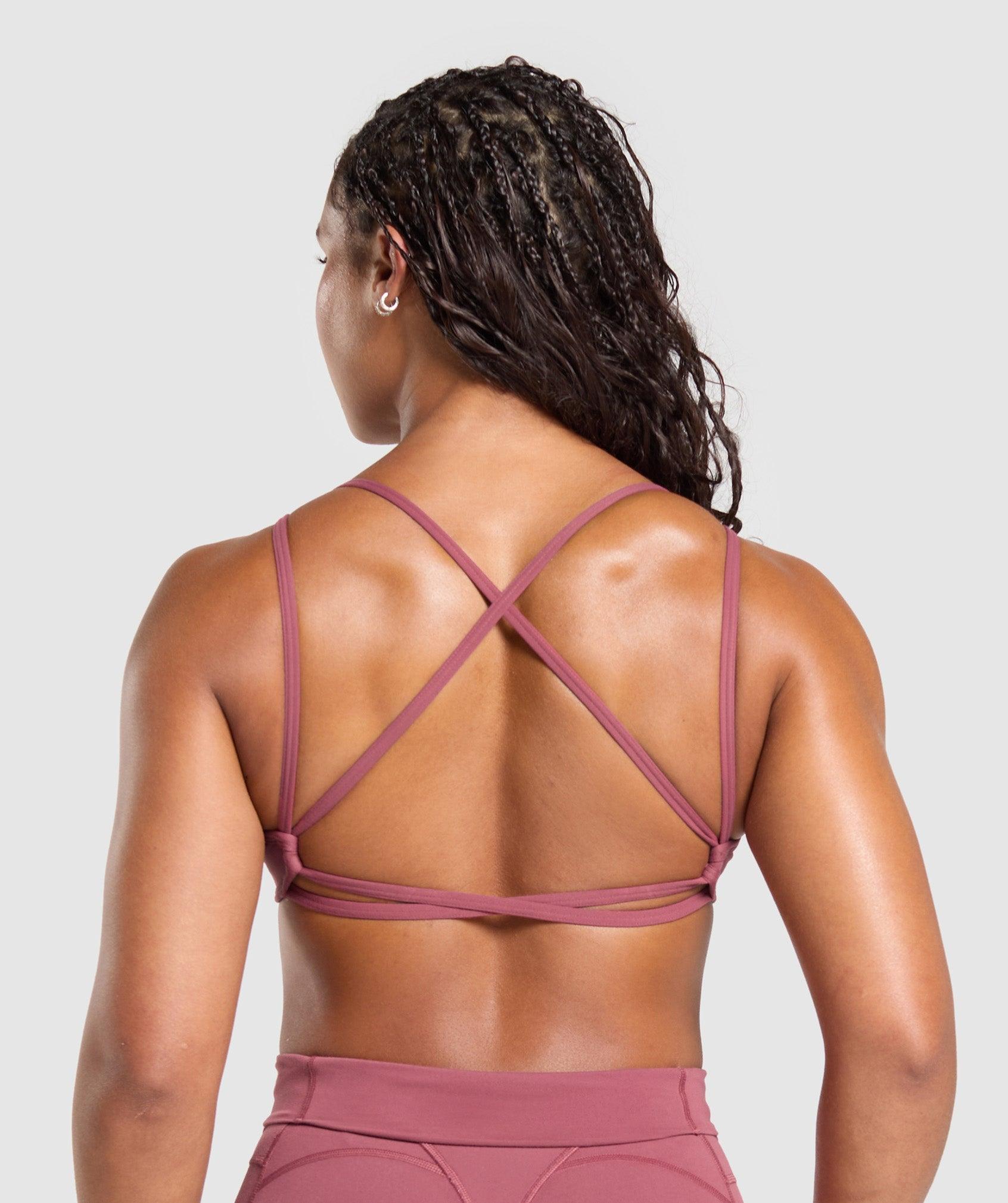Gymshark Legacy Bra - Washed Berry Pink Female Product Image