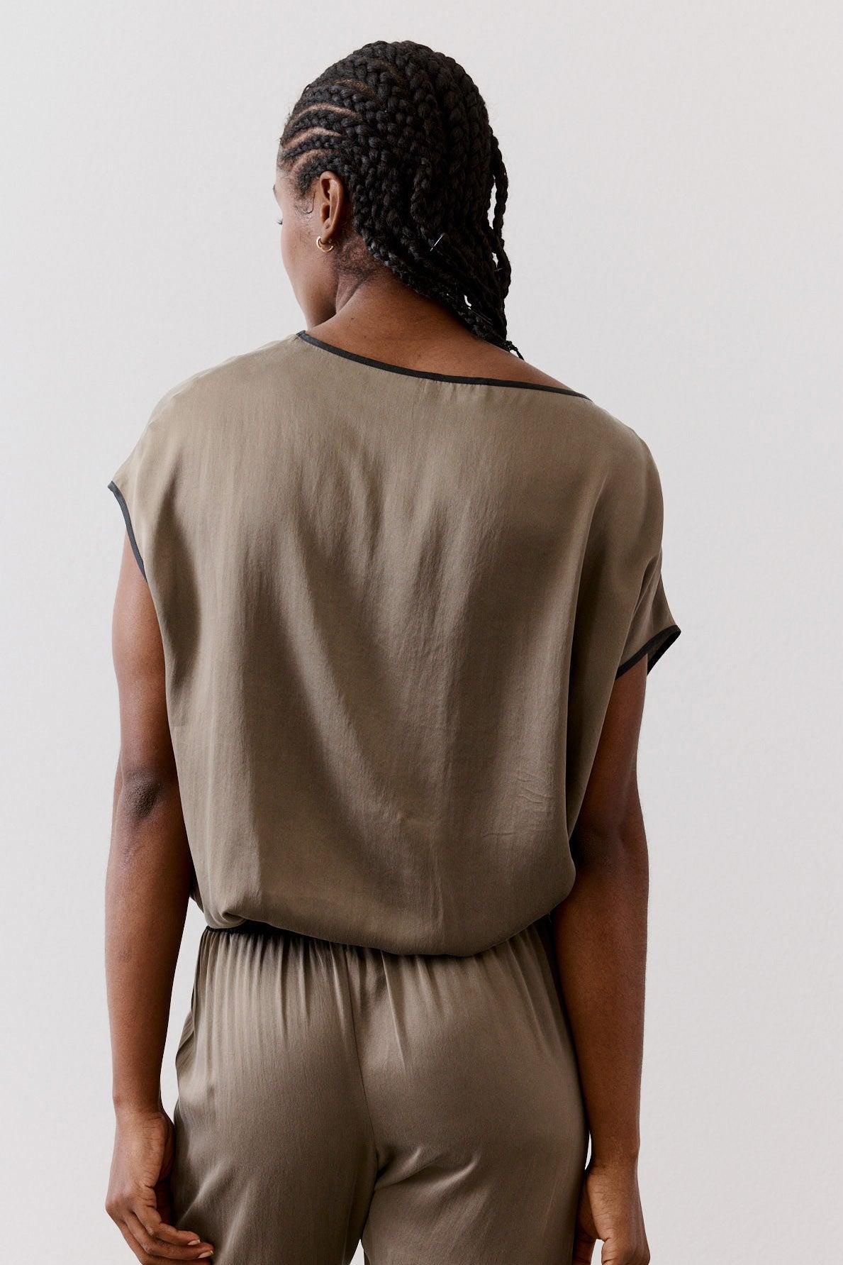 Almost a Tee Silk Blouse Product Image