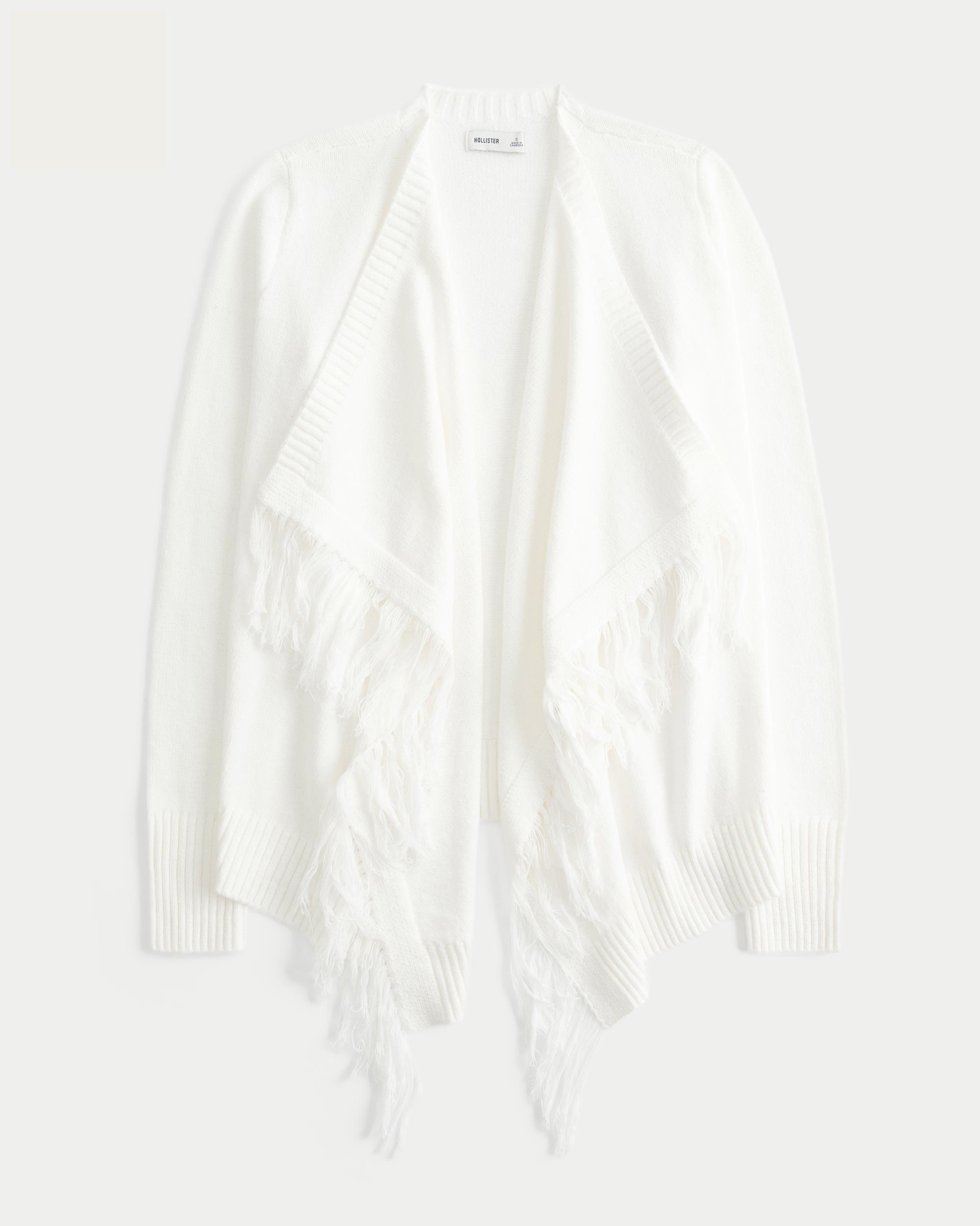 Easy Fringe No-Close Cardigan Product Image