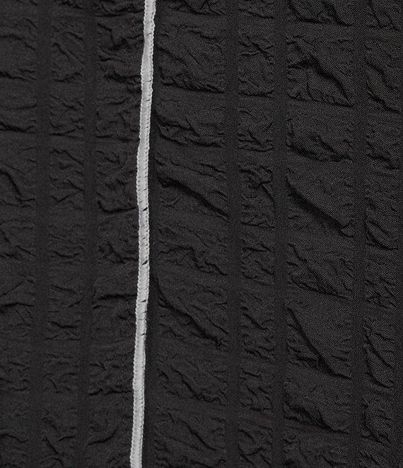 Ali Miles Textured Woven Scoop Neck 3/4 Sleeve Tunic Product Image