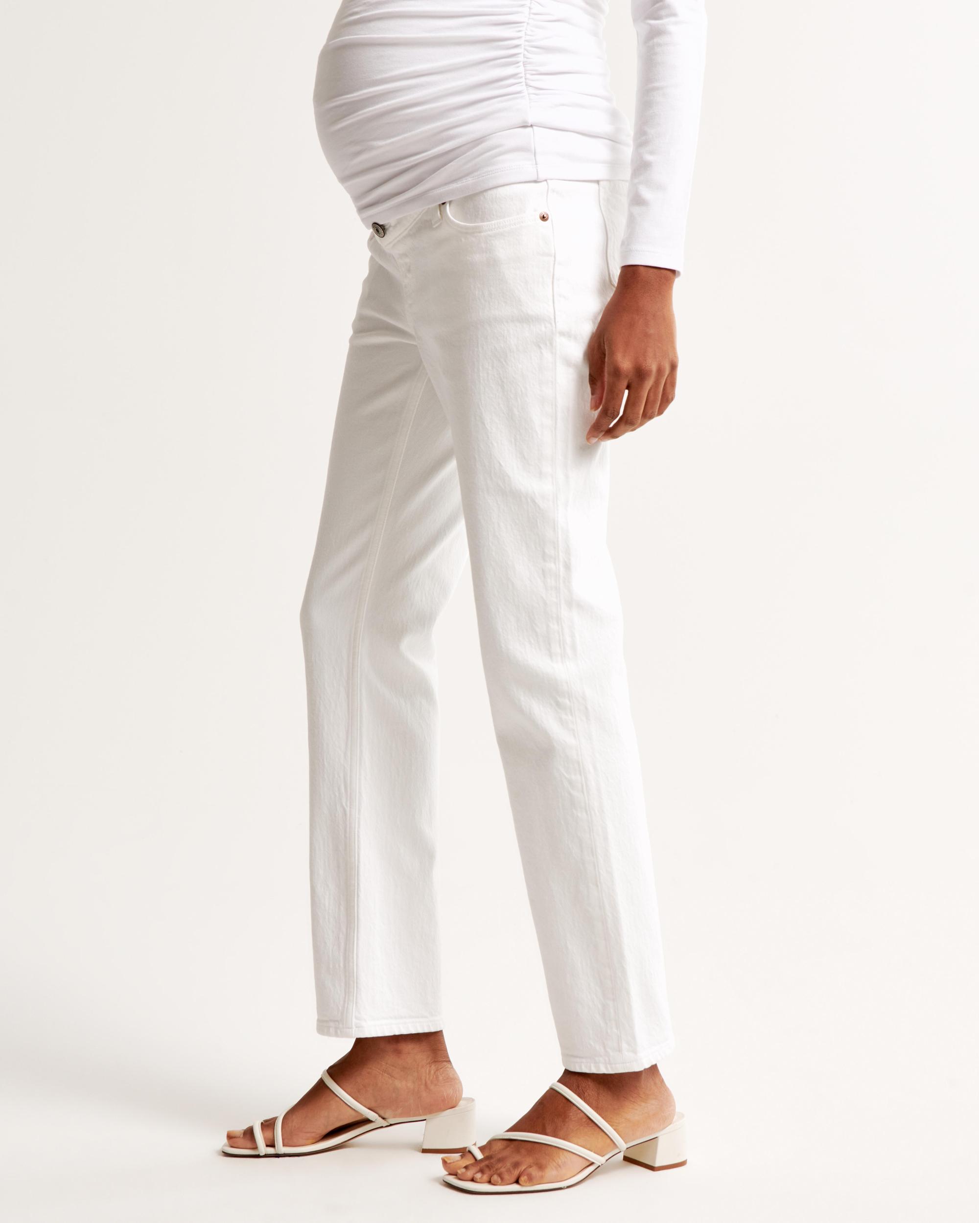 Maternity Ankle Straight Jean Product Image