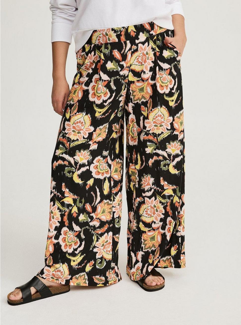 Pull-On Wide Leg Pant Product Image