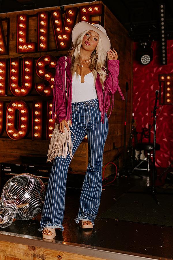 The Stevie High Waist Stripe Flare Product Image