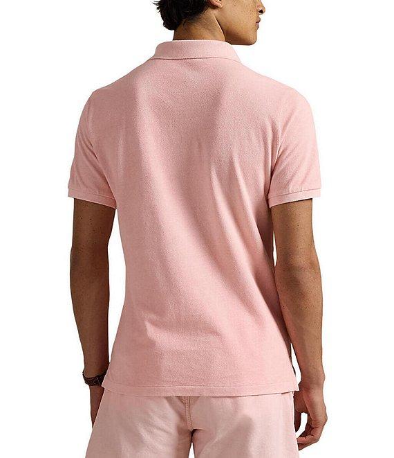 Polo Ralph Lauren Classic Fit Mineral-Dyed Mesh Short Sleeve Polo Shirt Product Image
