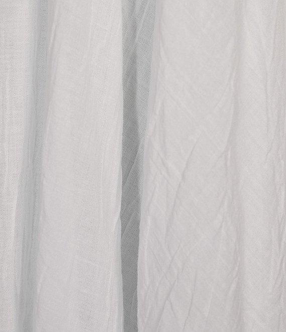 M Made in Italy Two-Piece Crew Neck Elbow Sleeve Crop Top Sun Slip Midi Dress Product Image