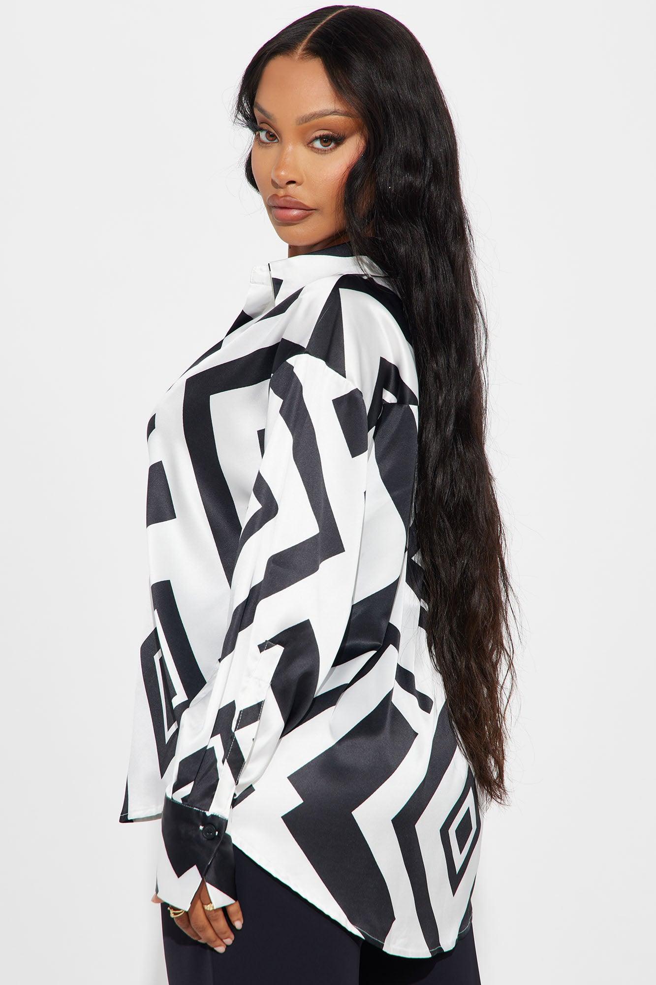 Around The Corner Shirt - Ivory/combo Product Image