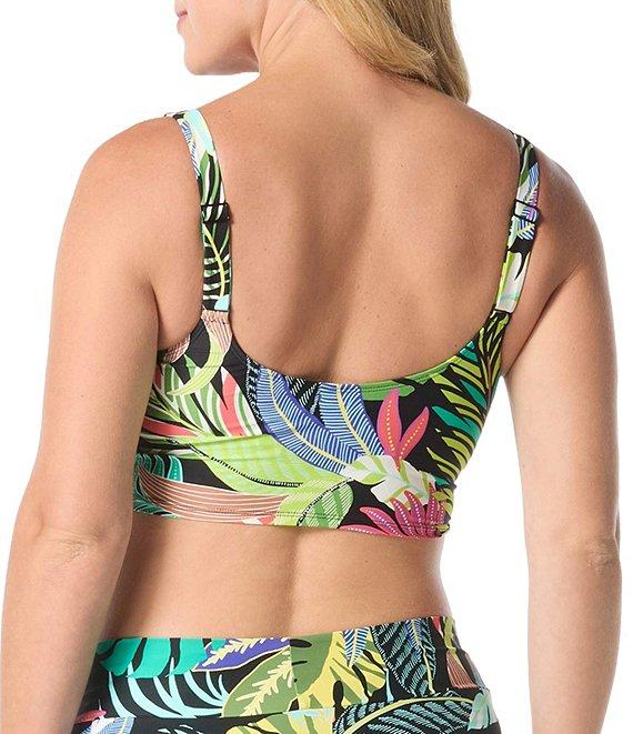 Coco Reef Cosmic Jungle Elevate Shirred Front Bra Swim Top Product Image