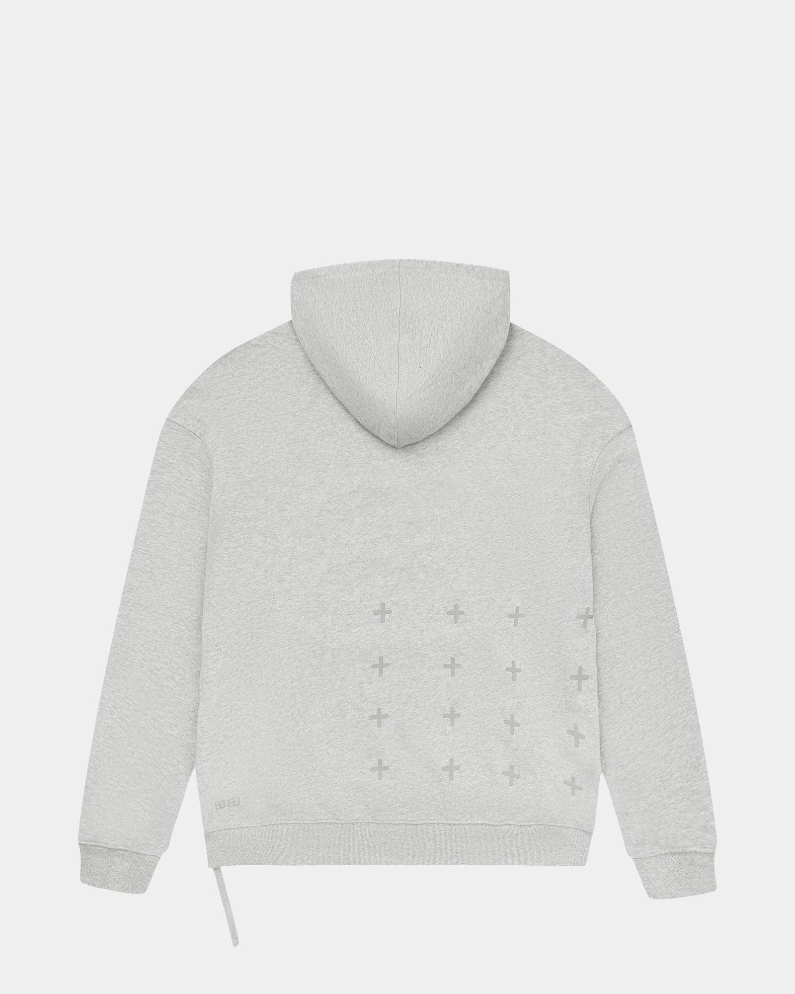 4 X 4 BIGGIE HOODIE GREY MARLE Male Product Image