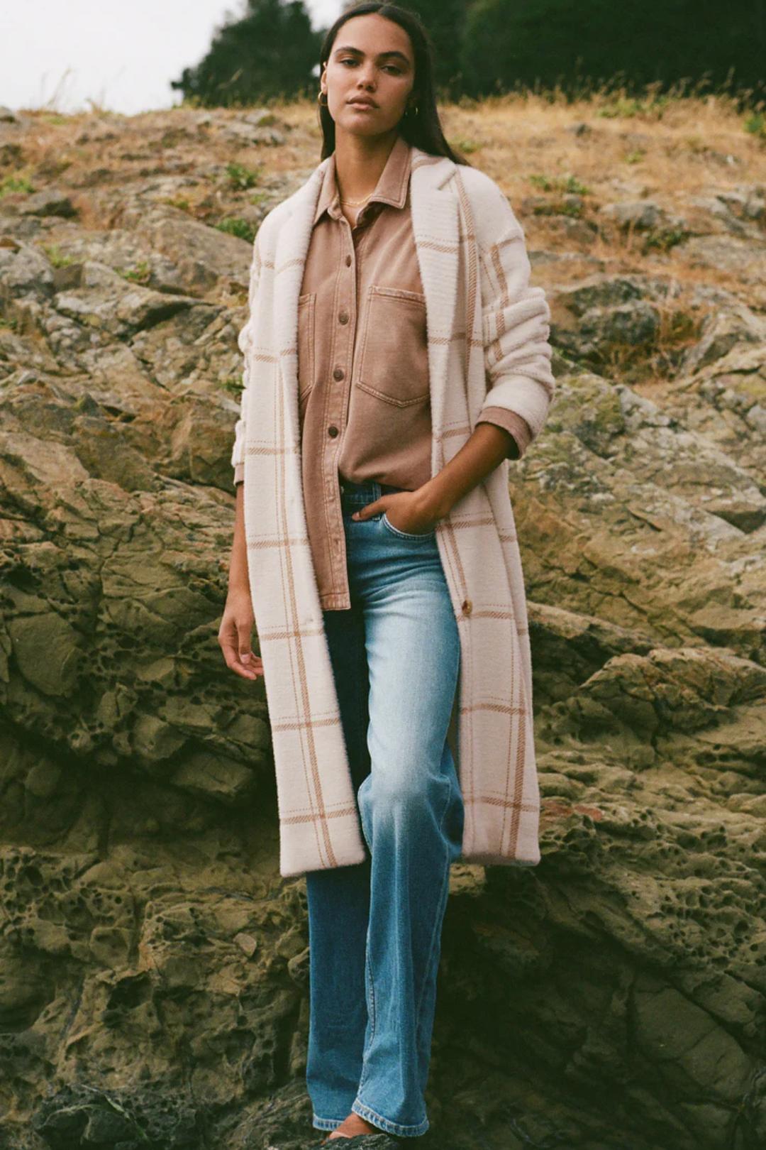 Mason Windowpane Coat Product Image