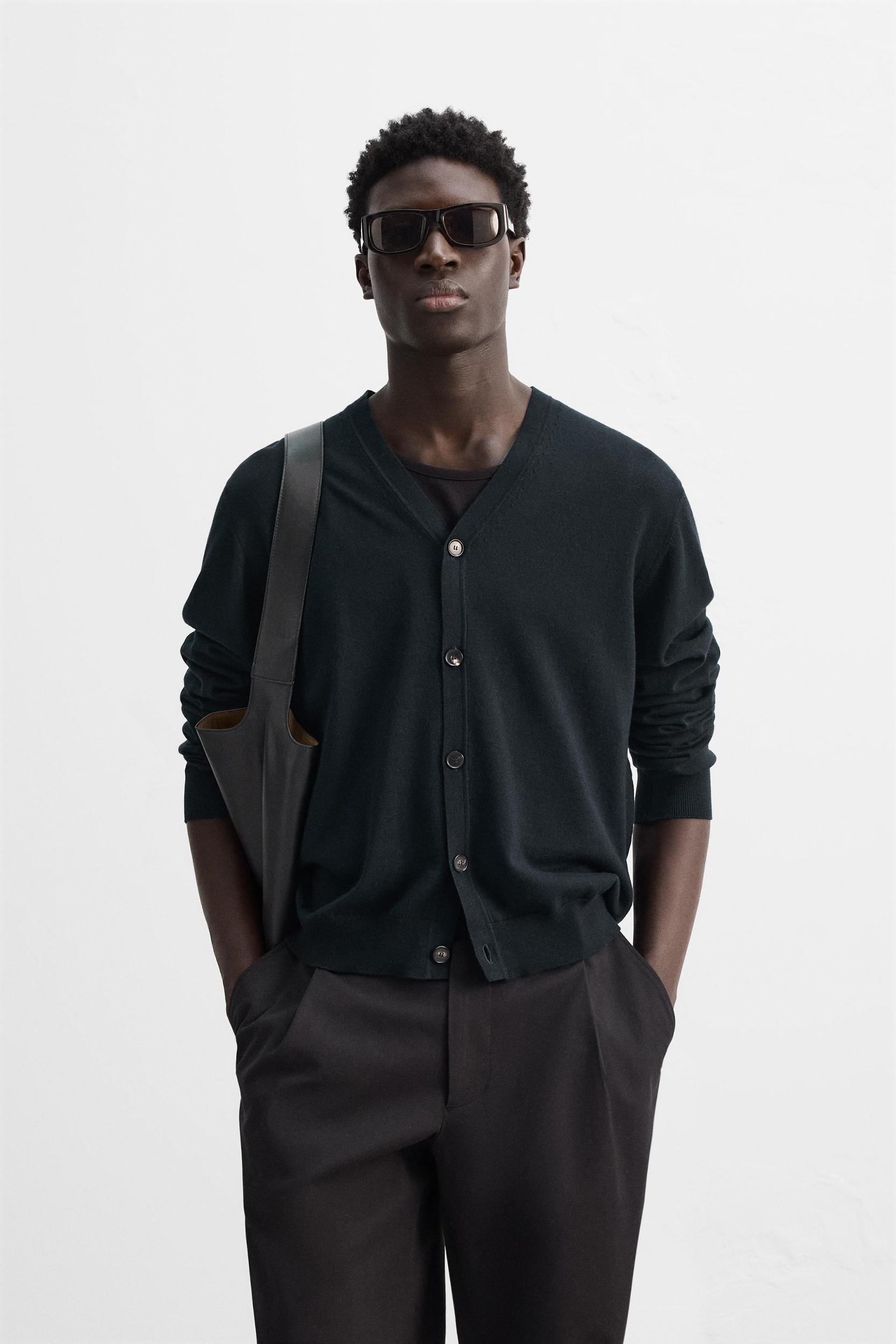 COTTON - WOOL CARDIGAN Product Image