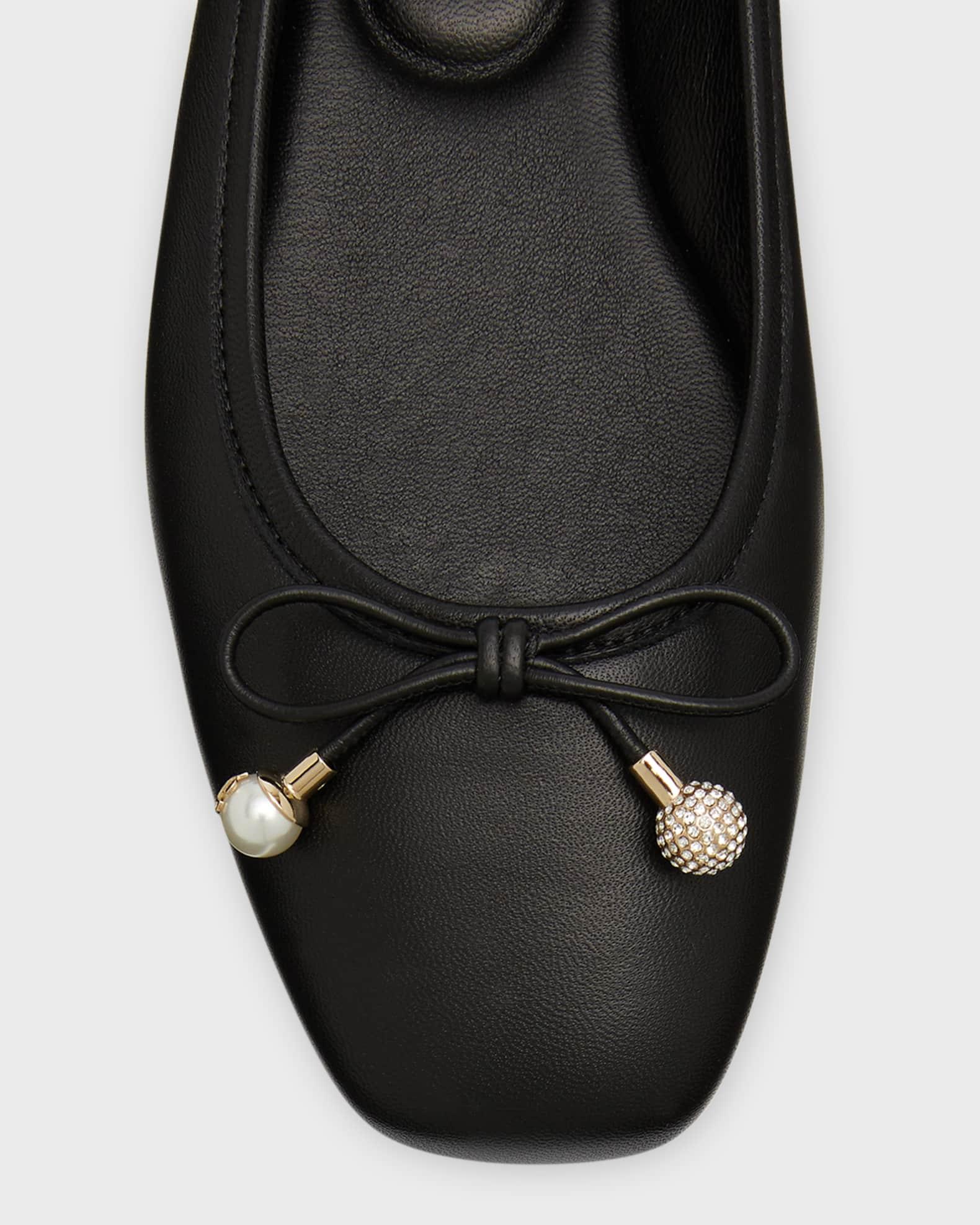 Womens Elme Leather Ballerina Flats Product Image