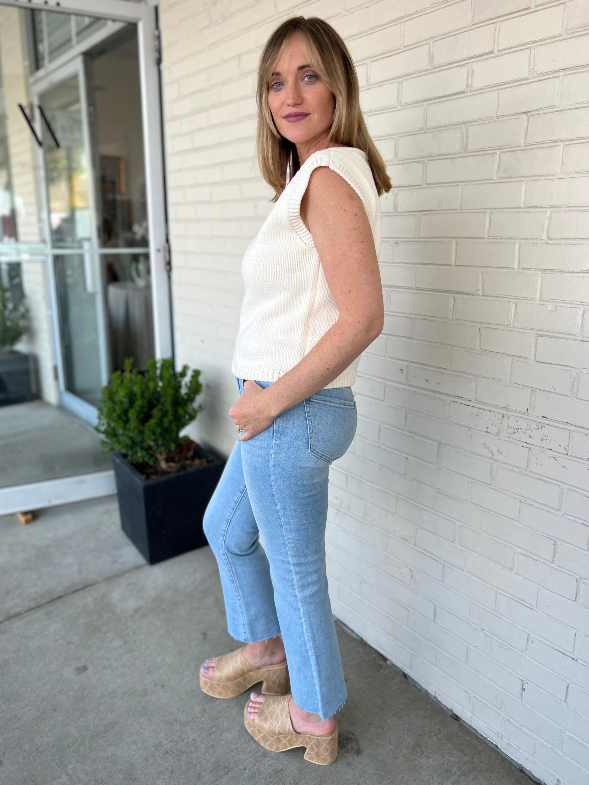 Charlotte Cropped Flare Jeans Product Image