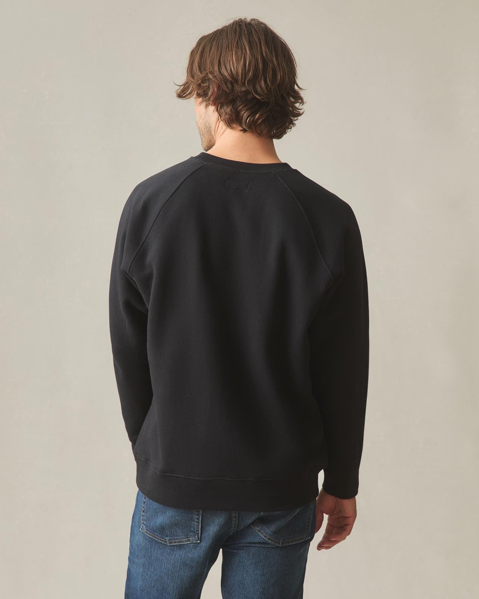 Men's Midweight Crewneck - Black Product Image