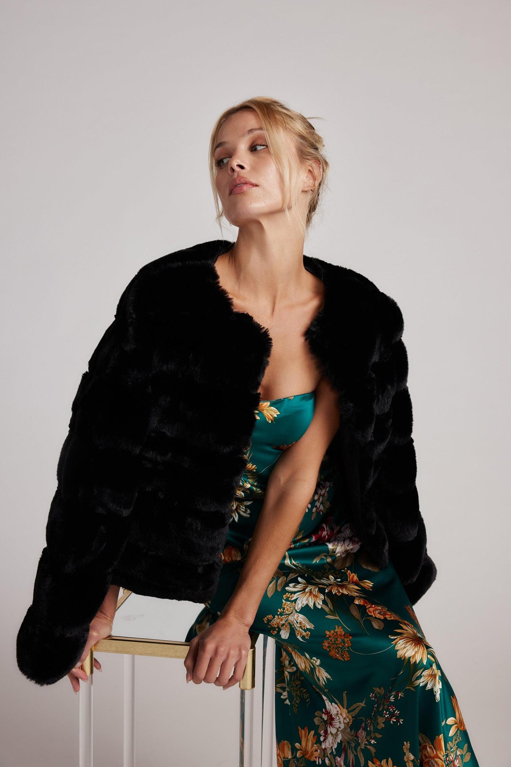 Natalia Emerald Floral Strapless Maxi Dress Product Image