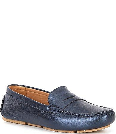 Flag LTD. Womens Morgan Pearl Leather Penny Loafer Moccasins Product Image