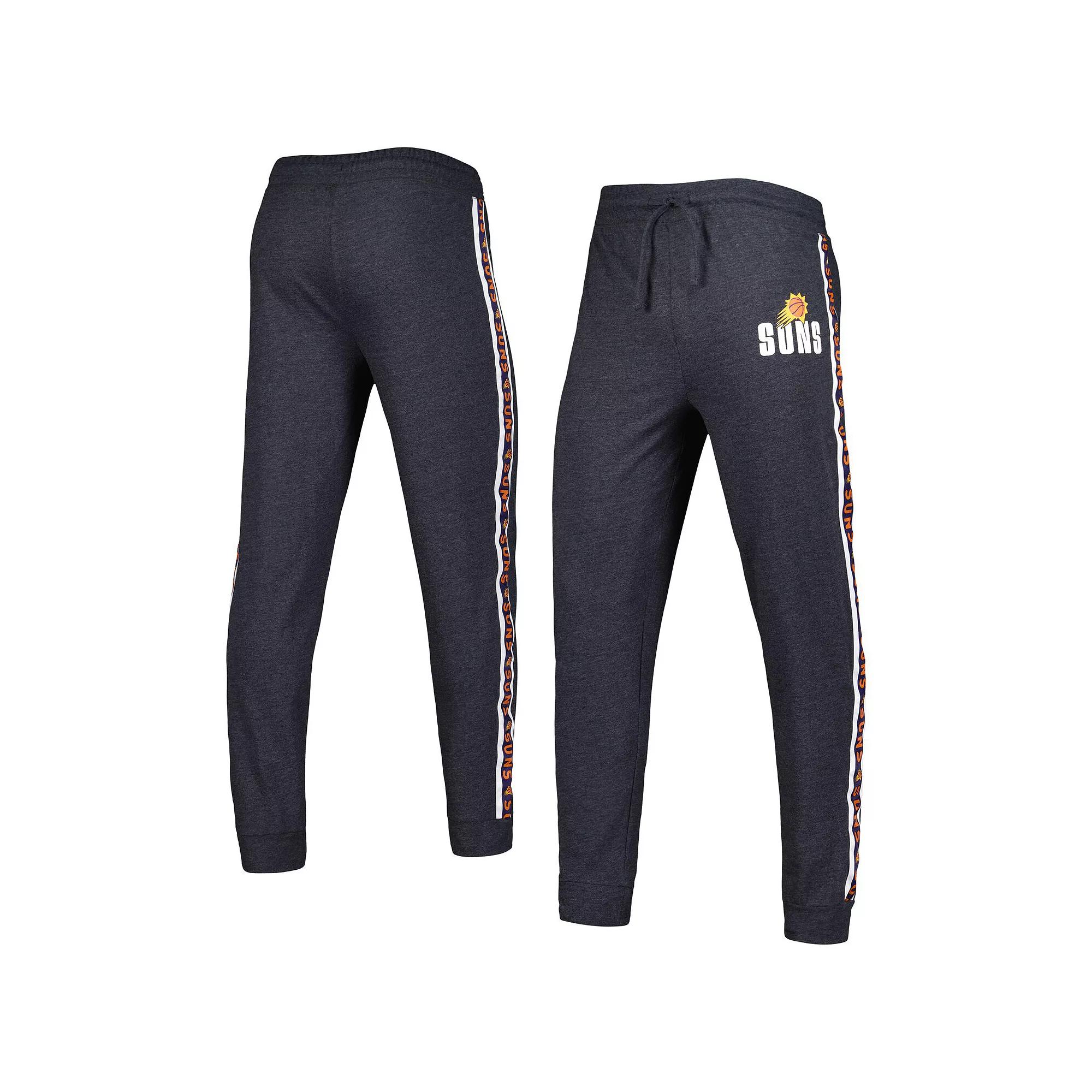 Men's Concepts Sport Charcoal Phoenix Suns Team Stripe Jogger Pants,  Product Image