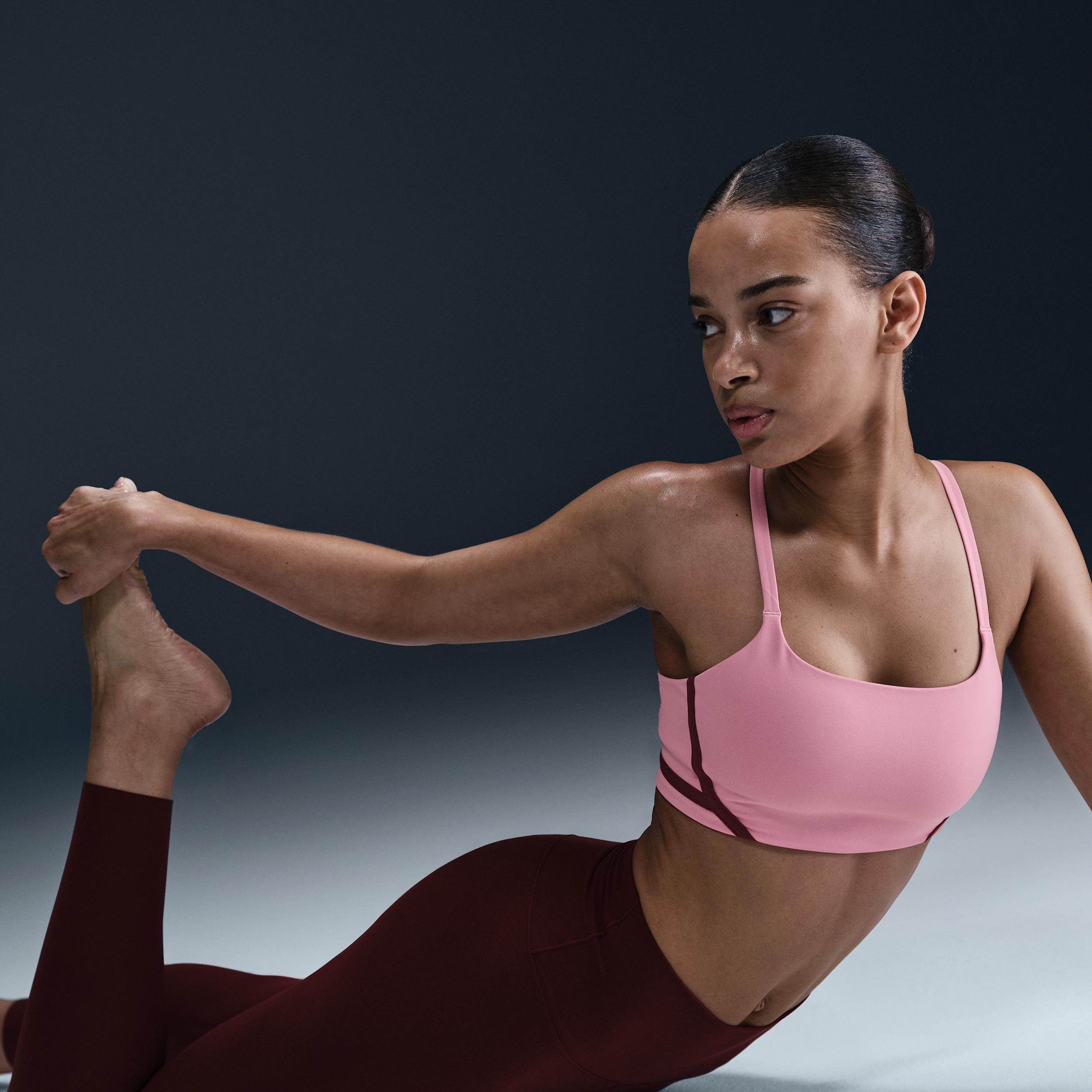 Nike Womens One Convertible Light-Support Lightly Lined Sports Bra | HF5366-844 Product Image