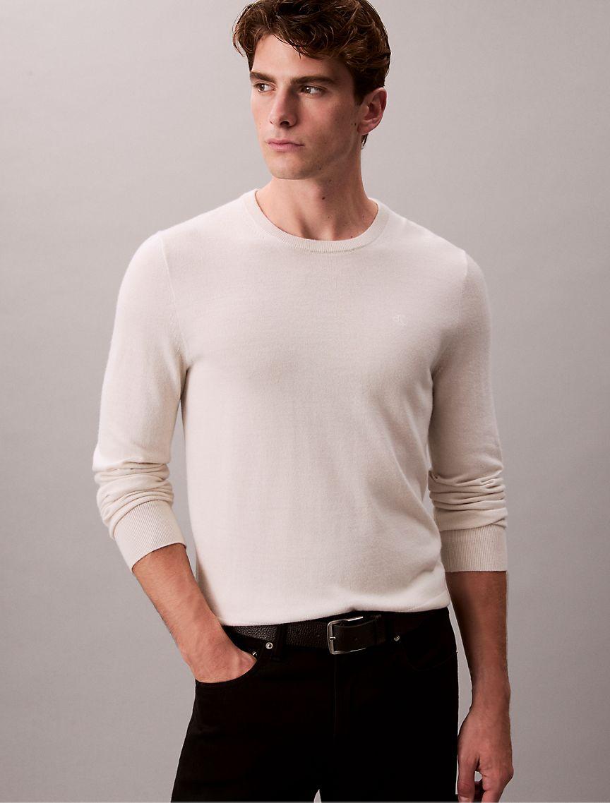 Extra Fine Merino Blend Crewneck Sweater Product Image