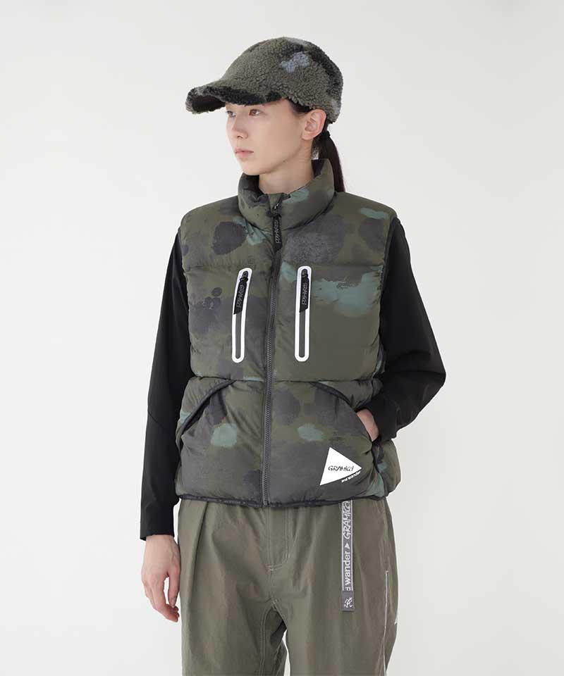 Gramicci x and wander Down Vest Male Product Image