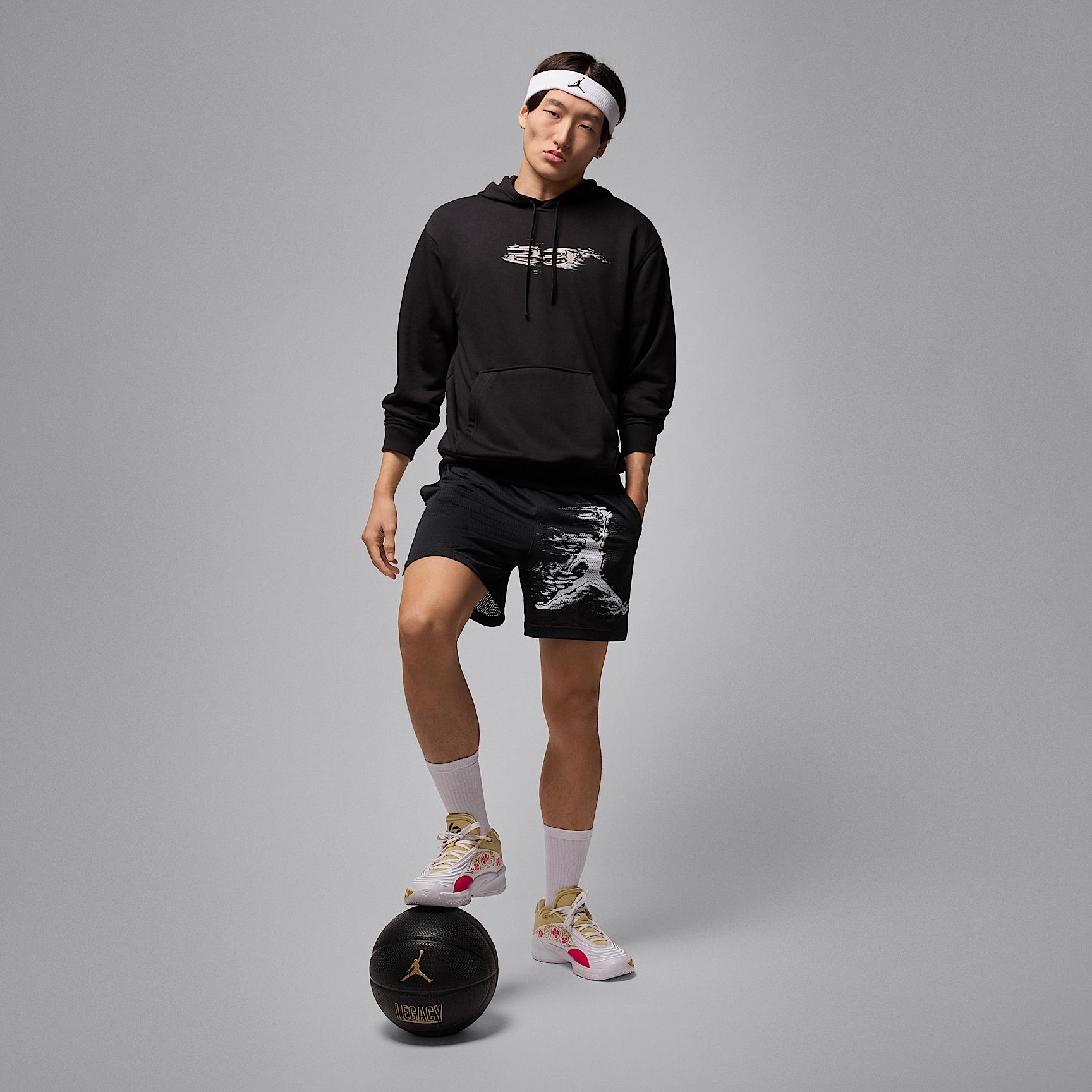 Mens Jordan Sport Crossover Dri-FIT Graphic Pullover Hoodie | HQ8661-041 Product Image