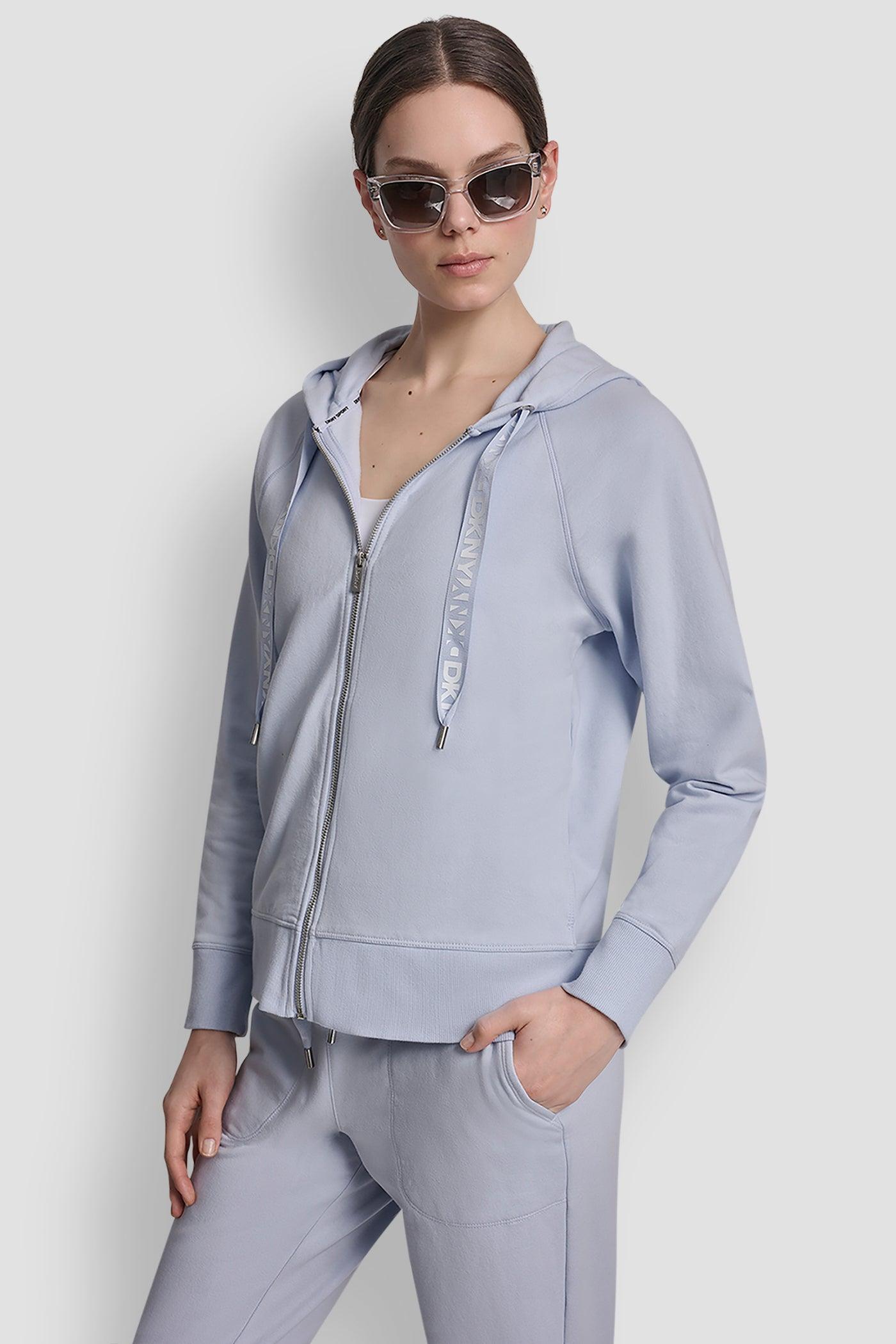 TWO-TONE LOGO DRAWSTRING HOODIE Product Image