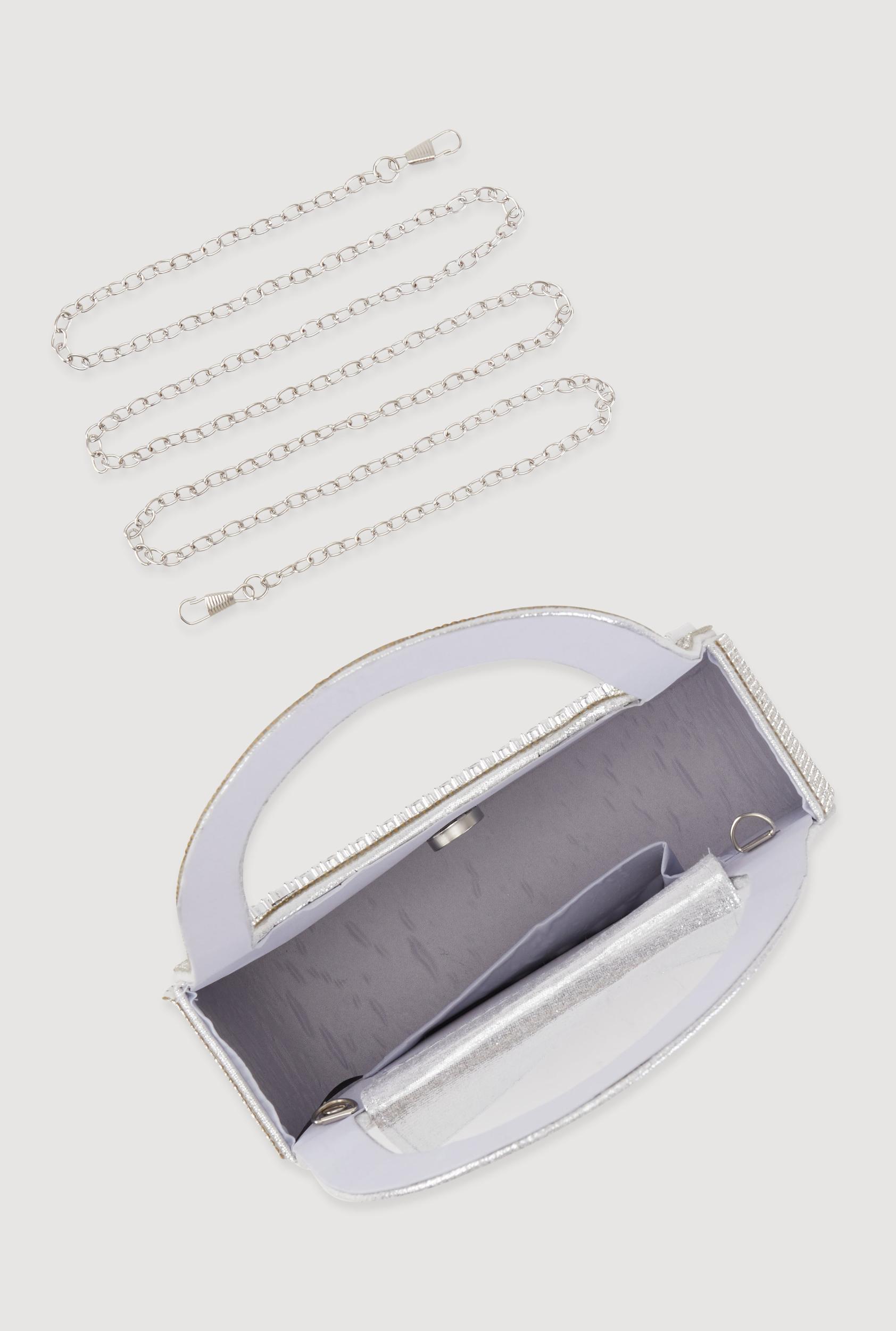 Rhinestone Convertible Handbag Unisex Product Image