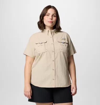 Columbia Womens PFG Bahama Short Sleeve Shirt - Plus Size- Product Image