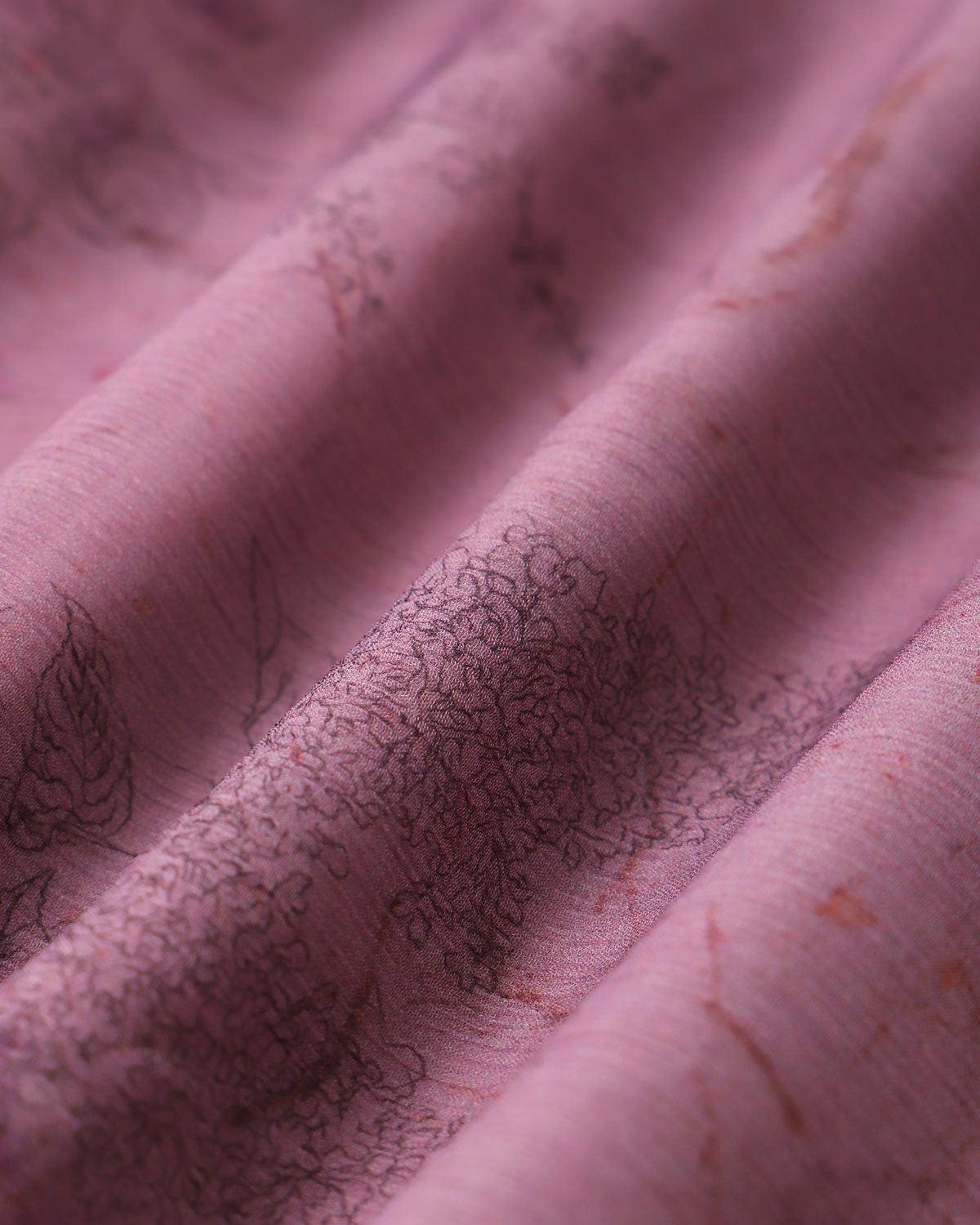 Purple Floral Ruffle Tie Strap Midi Dress Product Image