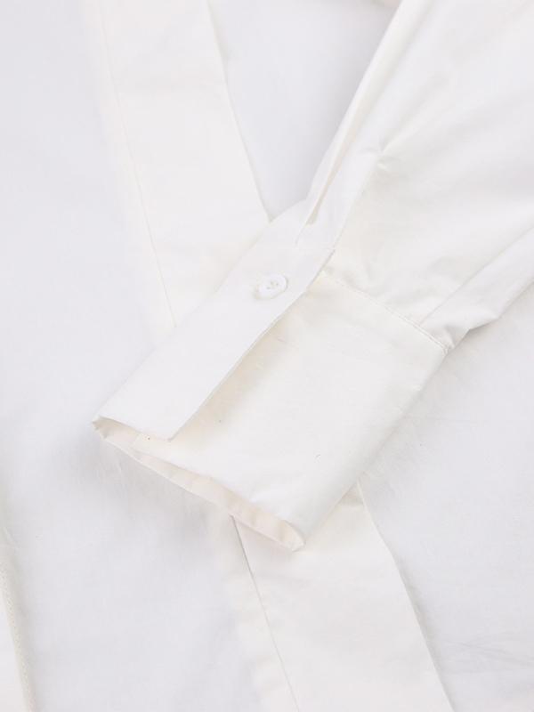 Solid Loose Long Sleeves Shirts Product Image