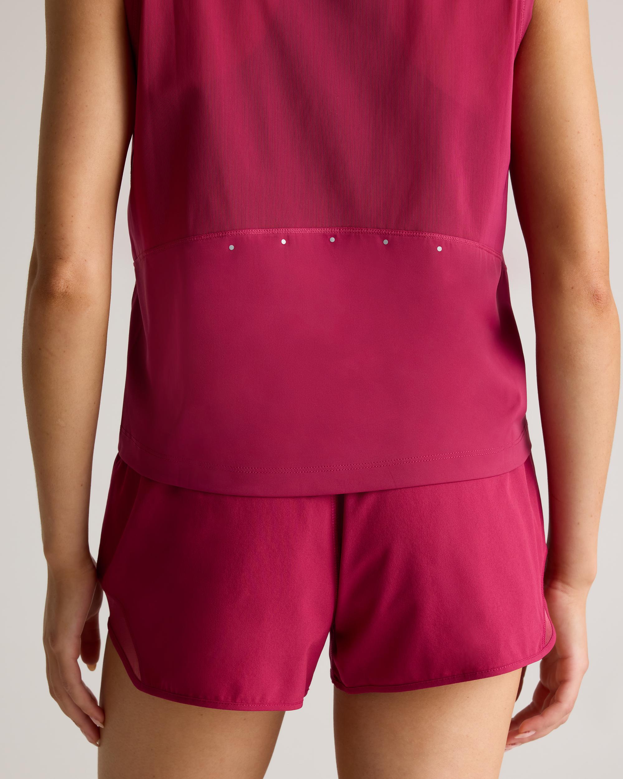 Quince | Women's Essential Run Cropped Muscle Tank Top Nylon/Spandex Product Image
