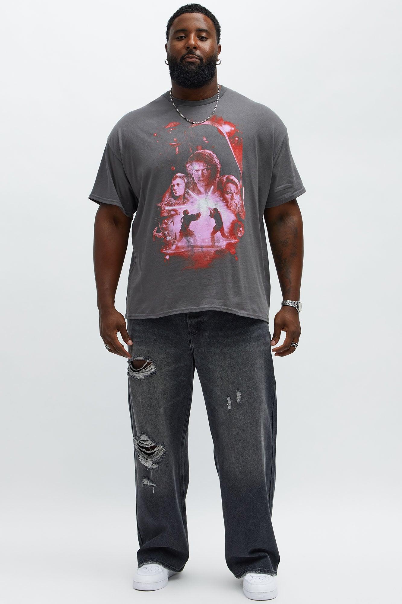 Star Wars Episode 3 Short Sleeve Tee - Charcoal Male Product Image