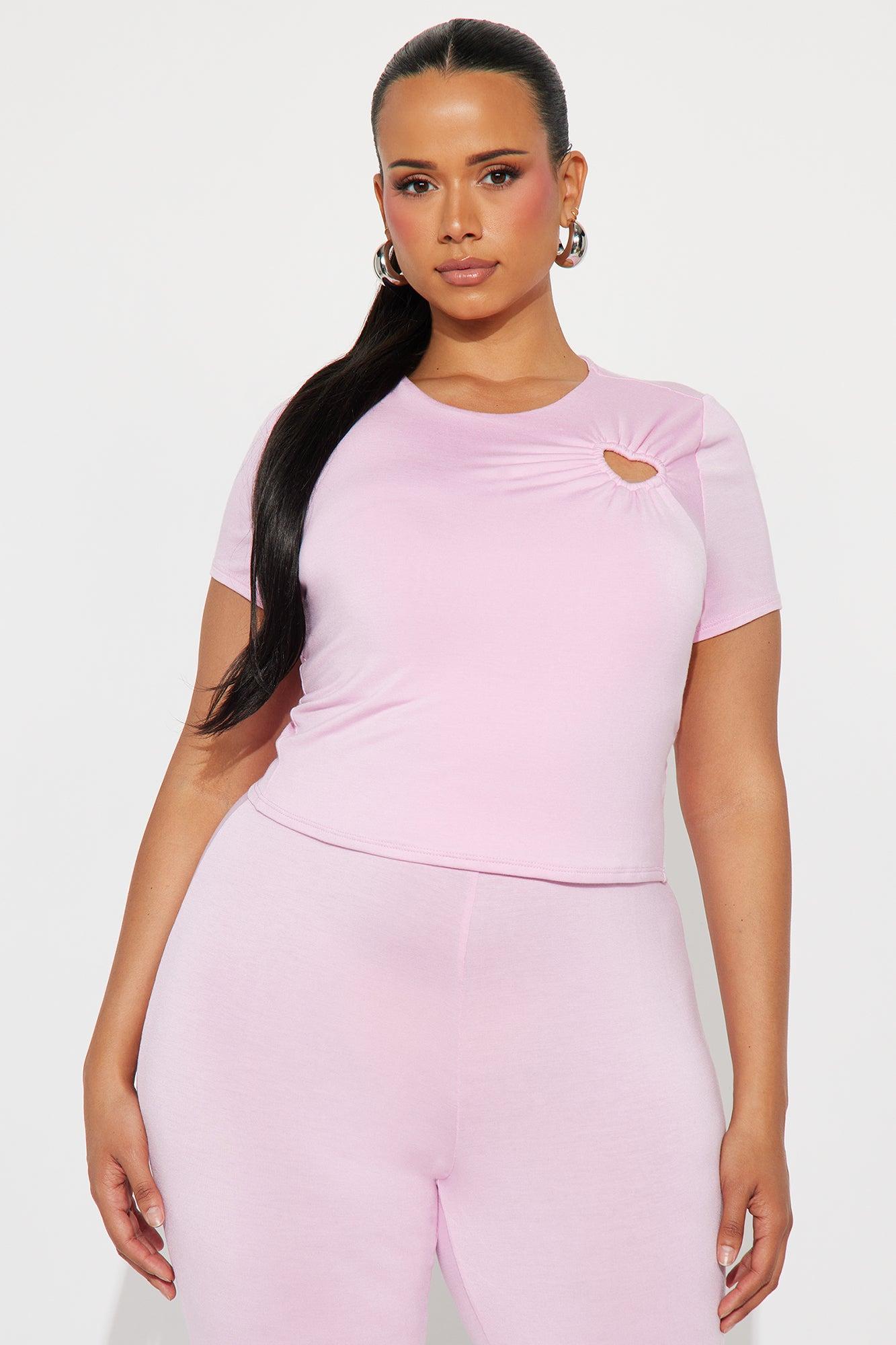 Heart Feelings Pant Set - Pink Female Product Image